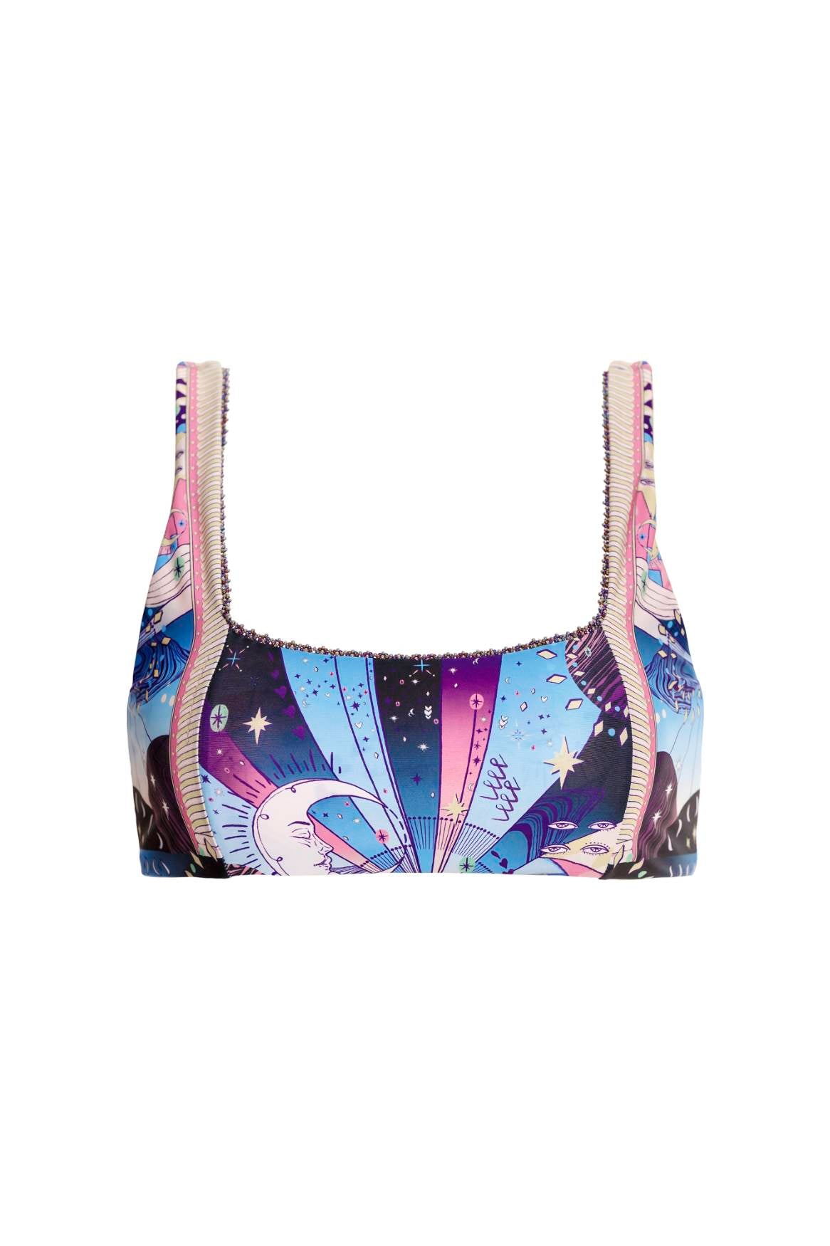 Colleen Reversible Bikini Top for Women - Adjustable Straps & Padded Swimwear - Perfect for Beach, Pool & Summer Vacation
