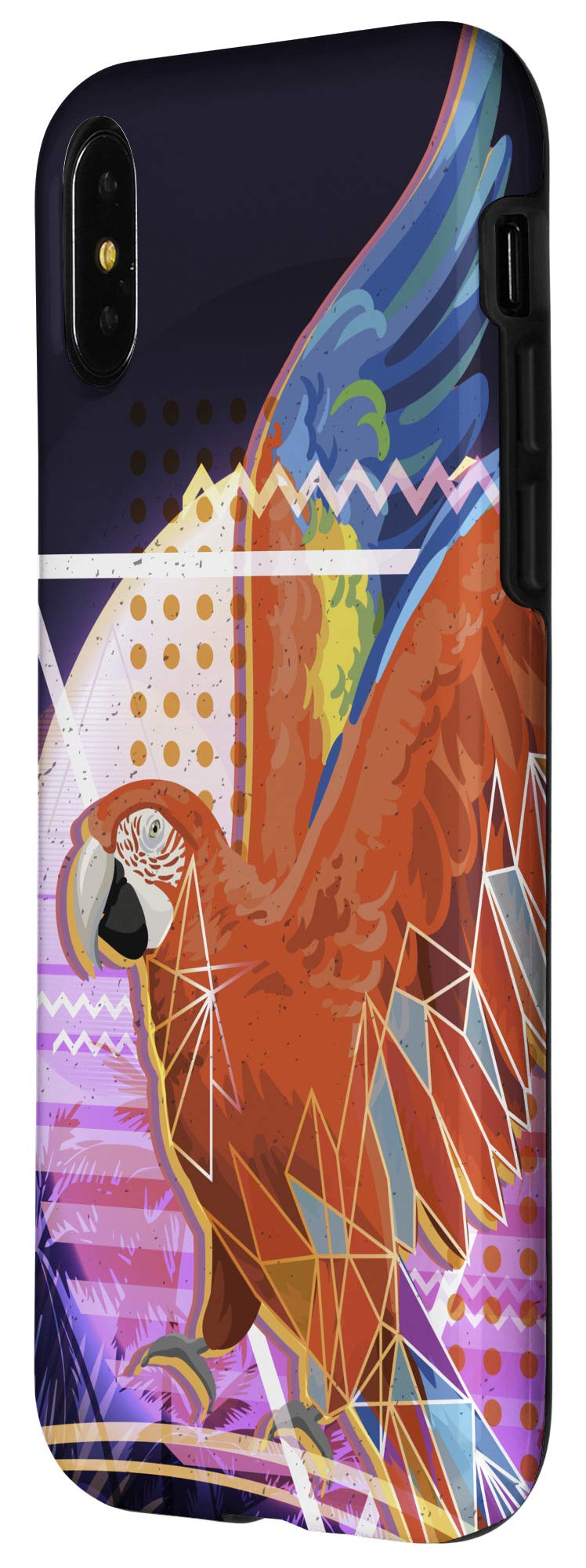 Premium iPhone X/XS Parrot Design Phone Case - Cute & Durable Protective Cover for Everyday Use, Travel & Outdoor Activities