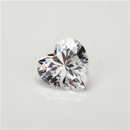 Wholesale 18mm White Cubic Zirconia (CZ) Heart Cut VVS Eye Clean Diamonds for Jewelry Making - Perfect for Engagement Rings, Earrings & Necklace Designs