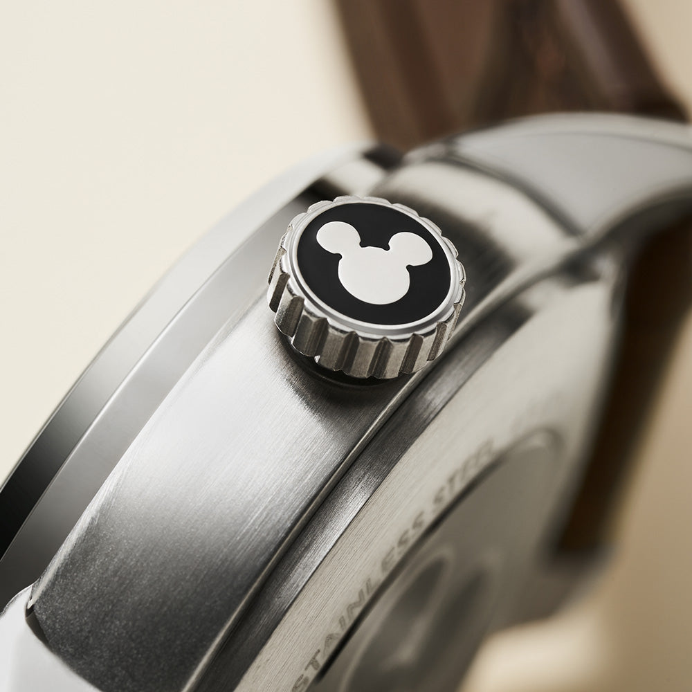 Fossil LE1185 Sketchbook Mickey Heritage Automatic Watch - 100th Disney Anniversary Limited Edition - Perfect for Disney Fans, Collectors & Special Occasions