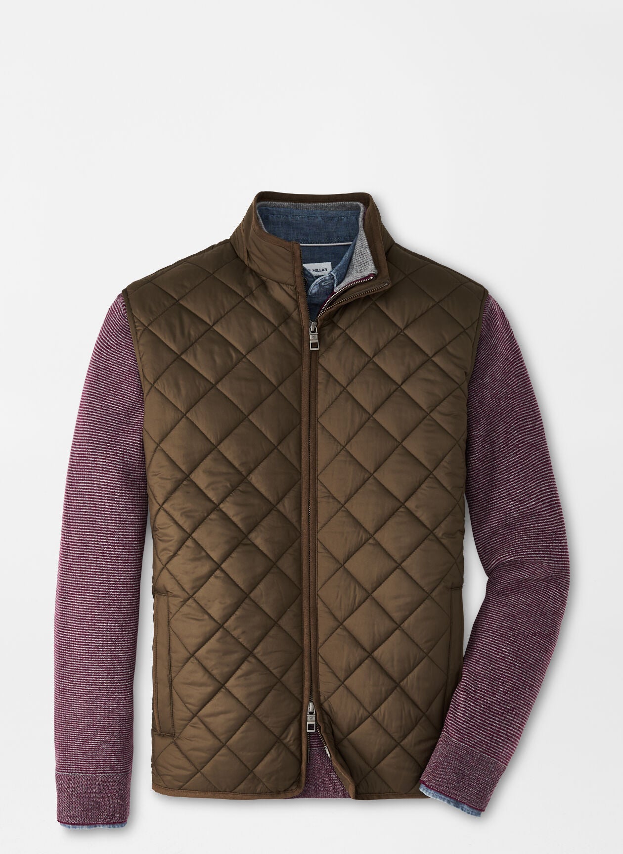 PETER MILLAR ESSEX QUILTED VEST for Men - Lightweight Insulated Winter Jacket with Premium Cotton Shell - Perfect for Outdoor Activities & Casual Wear