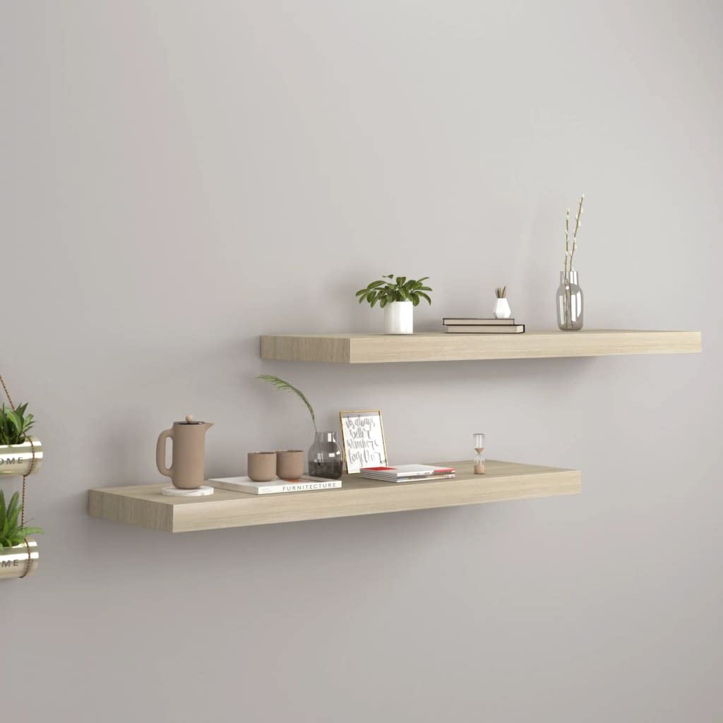 Premium Floating Wall Shelves Set of 2 - 31.5