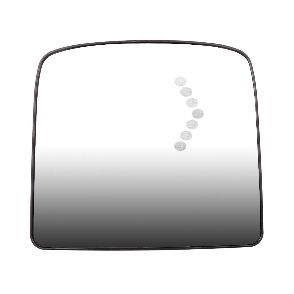 SCITOO Heated Truck Hood Mirror Tow Mirror Door Mounted Mirror for International 9200 9400i 9900 (1997-2010) - PC RH Small Mirror Replacement - Perfect for Long Haul Trucking & Winter Driving Conditions