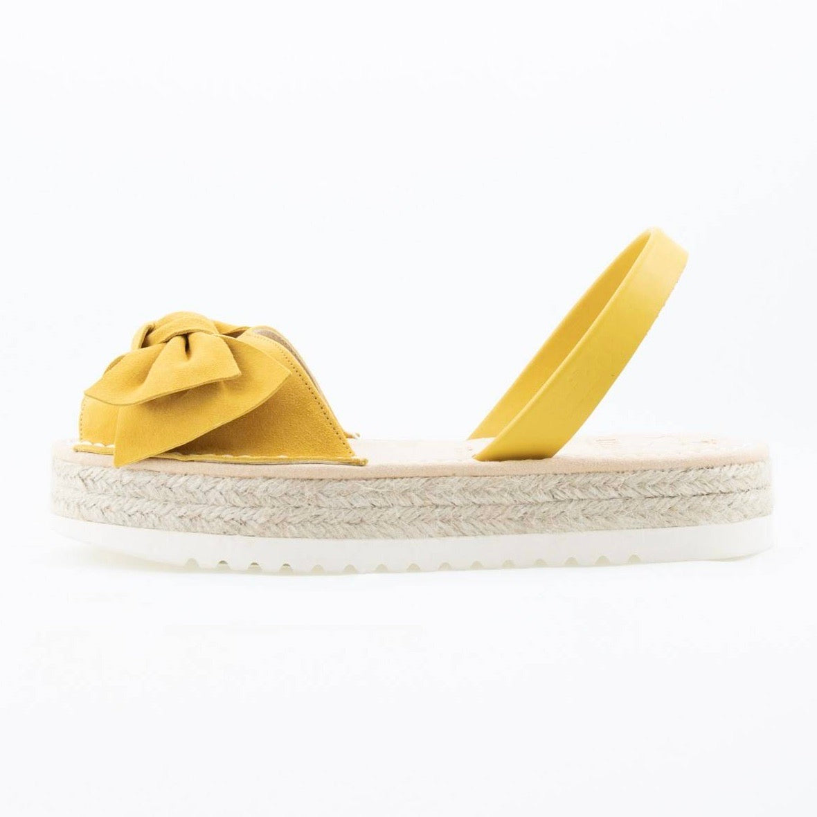 LA x Confetti Bow Flatform Espadrille Sandals - Women's Summer Wedge Shoes with Ankle Strap for Beach, Wedding & Casual Outfits