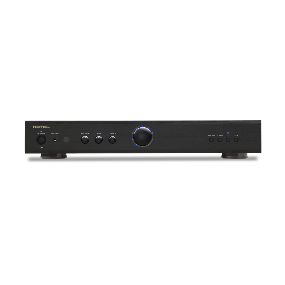 Rotel A8 Integrated Stereo Amplifier - High Power Home Audio Receiver for Music & Theater Systems | Perfect for Vinyl, CD Players & Streaming Devices