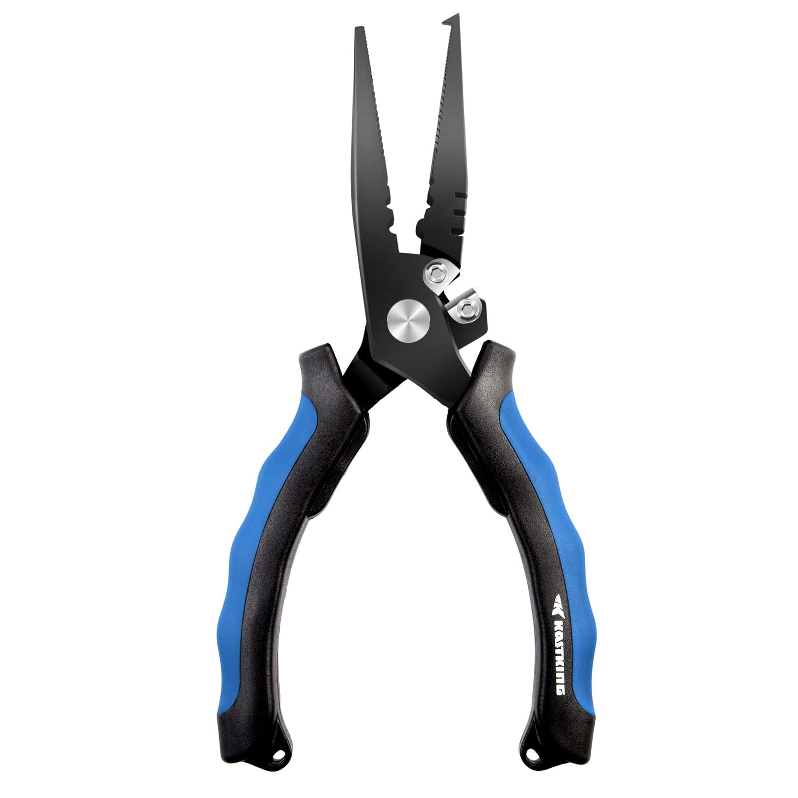 **KastKing Intimidator Fishing Pliers – Corrosion-Resistant Polymer Coated, Tungsten Carbide Cutters – Saltwater Fishing Gear for Anglers | Perfect for Saltwater & Freshwater Fishing, Boat & Shore Fishing**