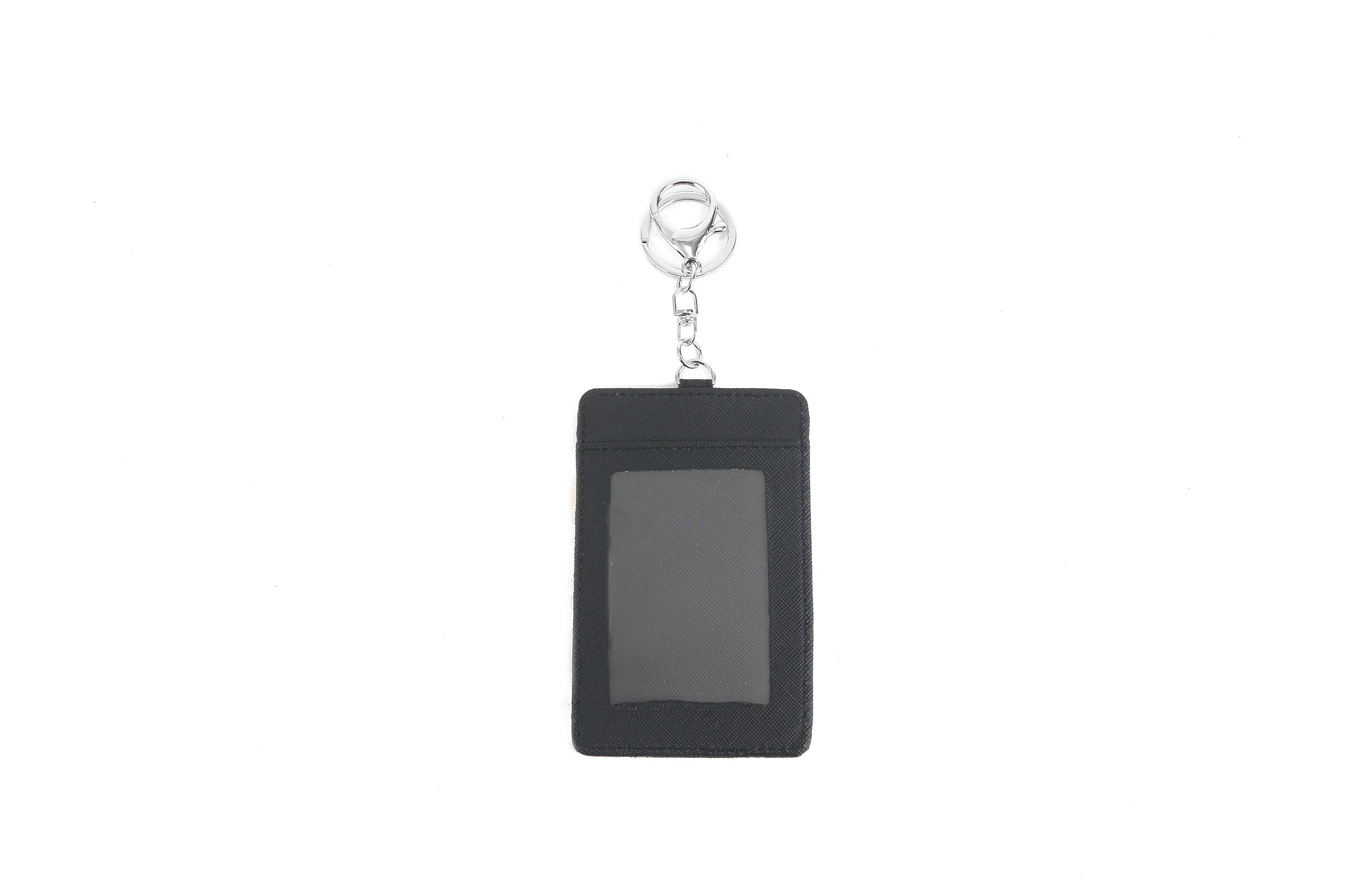 April Themed Card Case - Stylish Black Wallet for Credit Cards & IDs | Perfect for Travel, Shopping, and Everyday Use