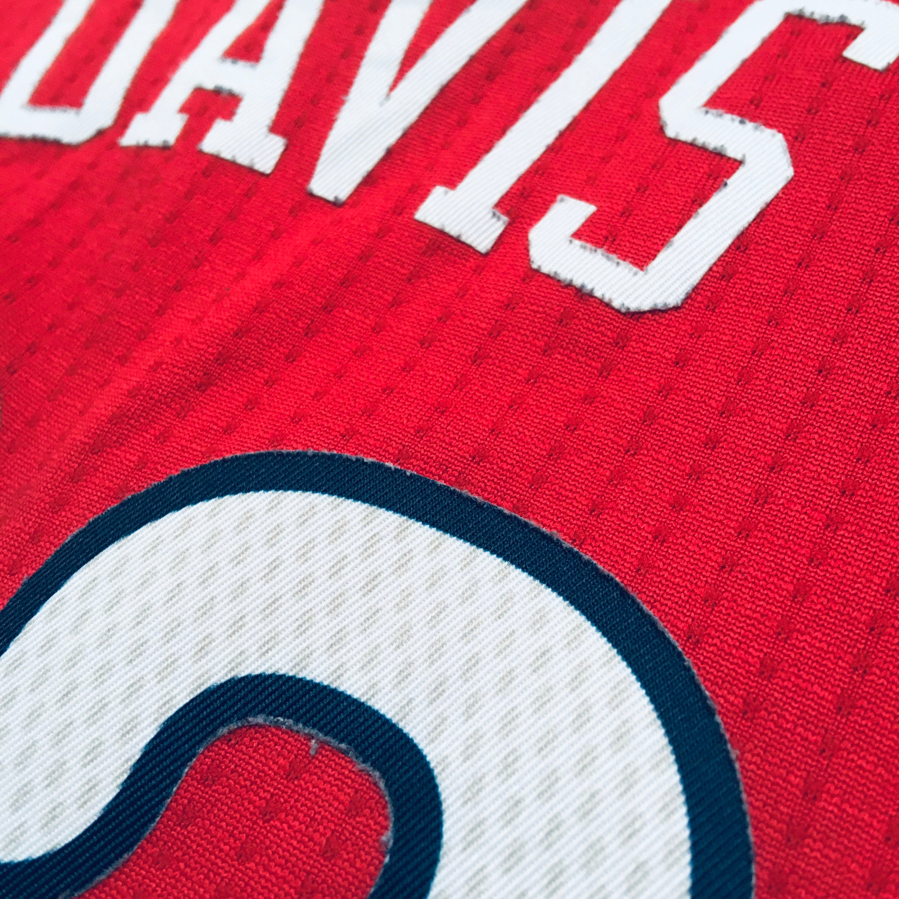 Authentic Anthony Davis 2013/14 New Orleans Pelicans Red Stitched Adidas Jersey - XS Size for Basketball Games, Fan Collections & Sports Memorabilia