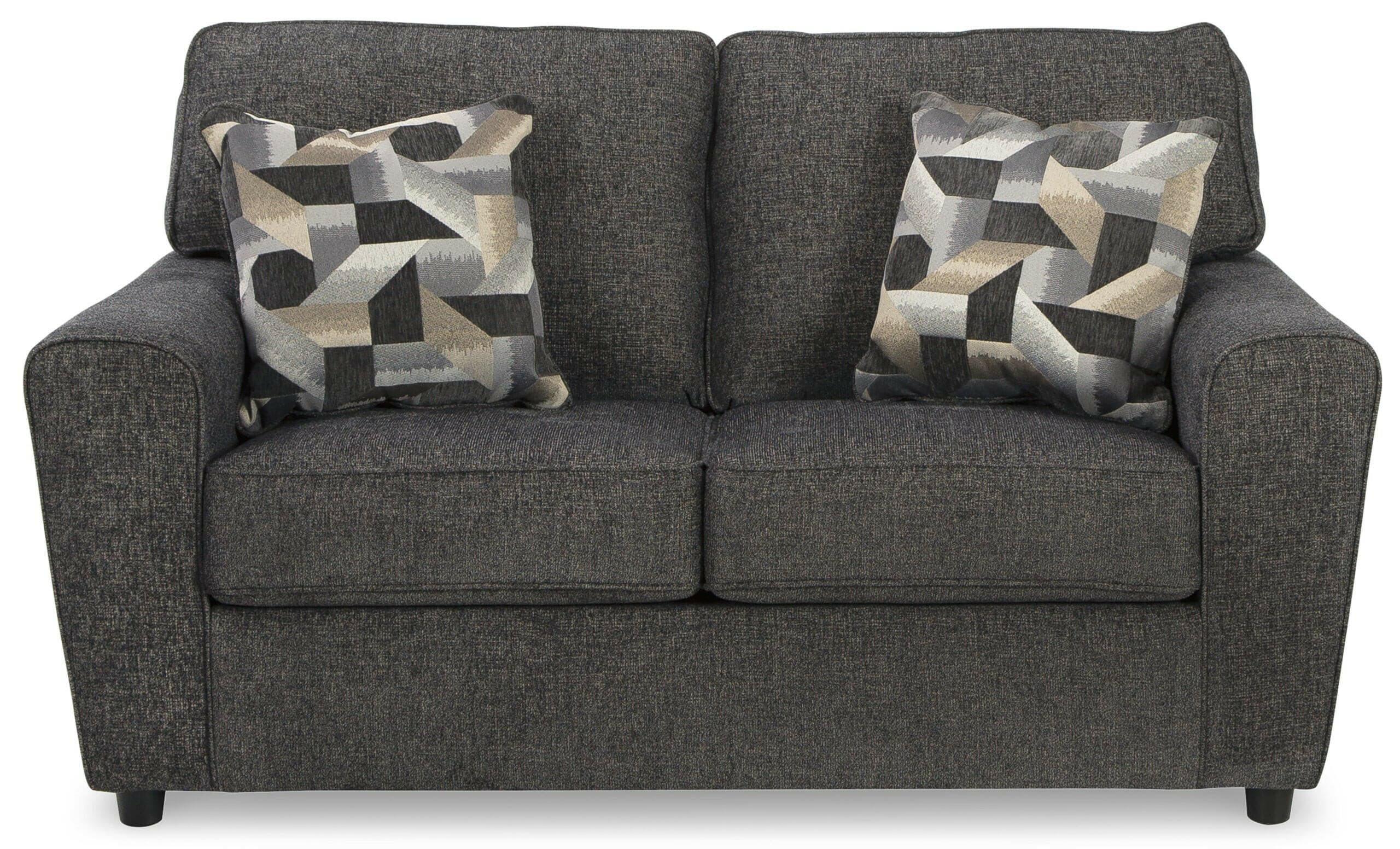 Cascilla Slate Gray Sofa & Loveseat Set 26804 - Modern Living Room Furniture for Small Spaces, Perfect for Apartments and Cozy Homes