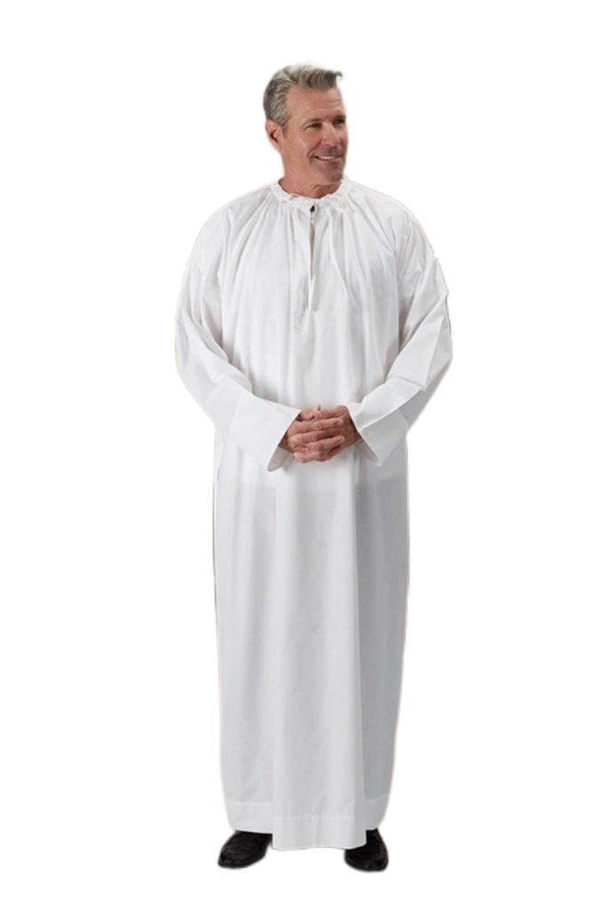 Lightweight Traditional Clergy Alb by R.J Toomey - Extra Small Size - Perfect for Church Services, Weddings & Religious Ceremonies