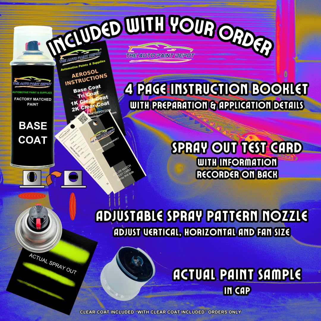 Tesla Touch Up Paint - Sunset Red PPMR Tricoat for All Models & Years | Auto Paint with Clear Coat (Aerosol Spray) | Perfect for Scratches, Chips & DIY Car Repairs