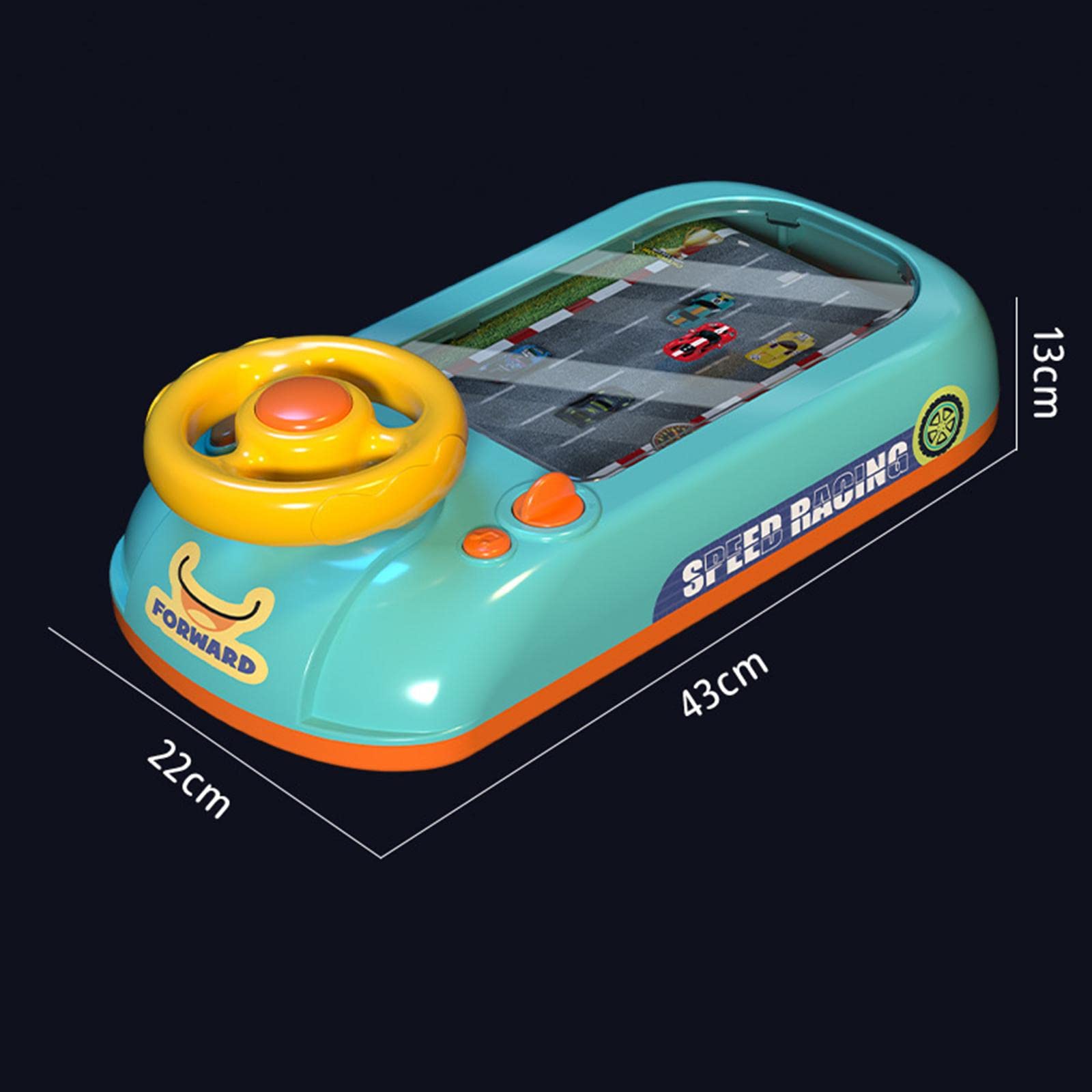 Realistic Simulation Steering Wheel Toy for Kids - Interactive Driving Game Gift for Boys & Girls - Perfect for Pretend Play, Adventure Games & Birthday Presents