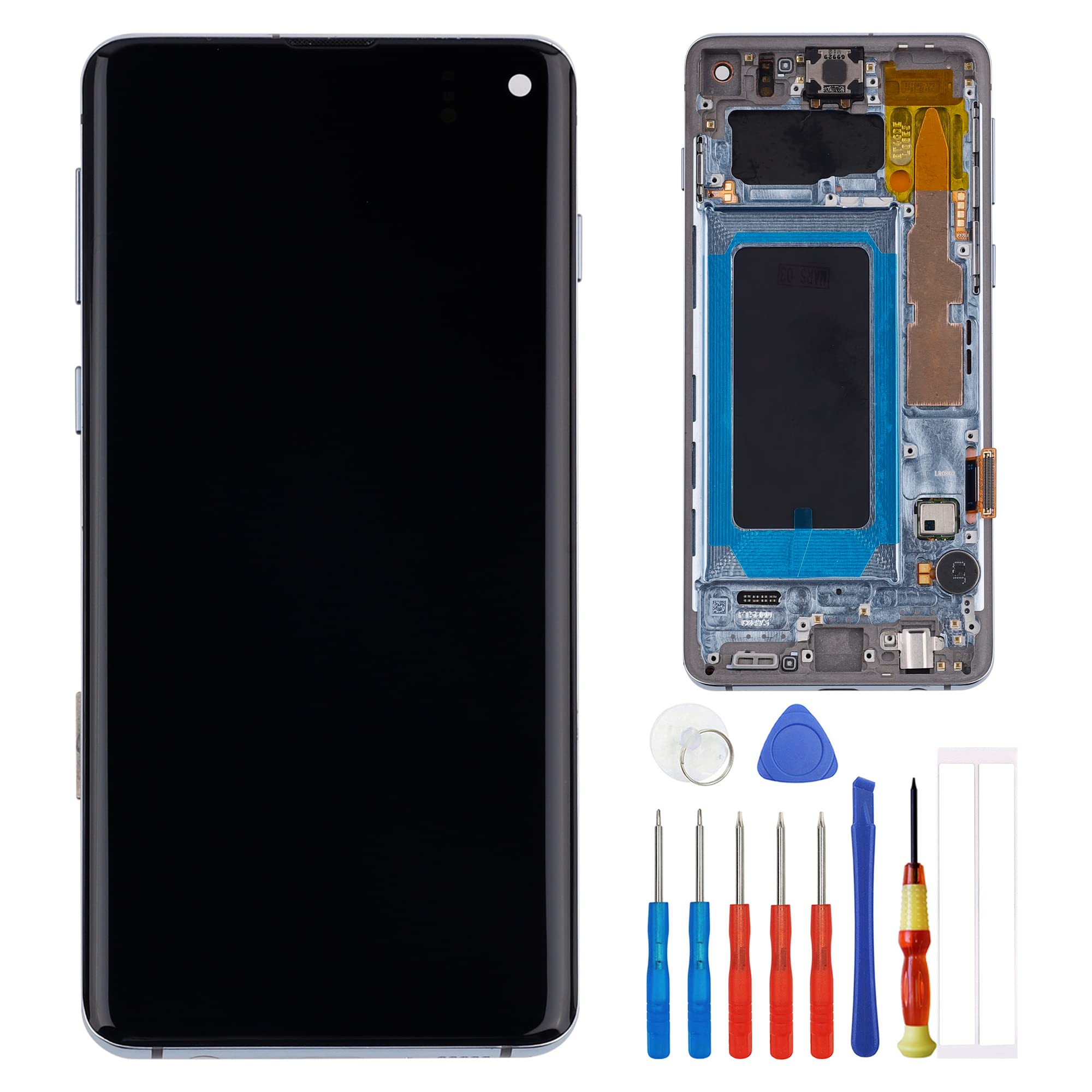 Original: Super Amoled Display Compatible with Samsung Galaxy S10 SM-G973U SM-G973W 6.1