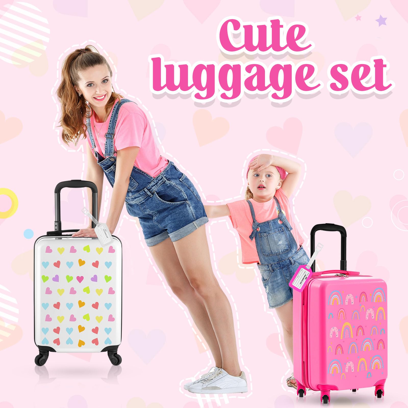 Sanwuta 6-Piece Kids Luggage Set - 18