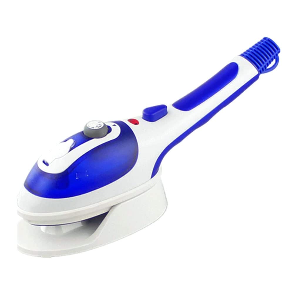 UOZACCY 5-in-1 Adjustable Handheld Clothes Steamer - Portable Garment Wrinkle Remover & Fabric Steam Cleaner with Fast Heat-Up for Home, Travel, Office & Wedding Dresses (Color: Blue) - Perfect for Suits, Curtains, Bedding & Delicate Fabrics