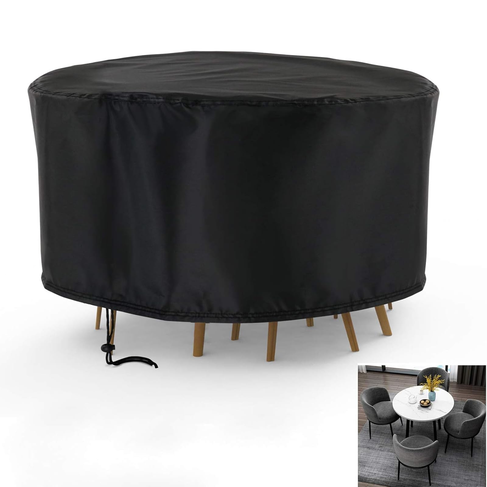 Waterproof Round Patio Table Cover 90