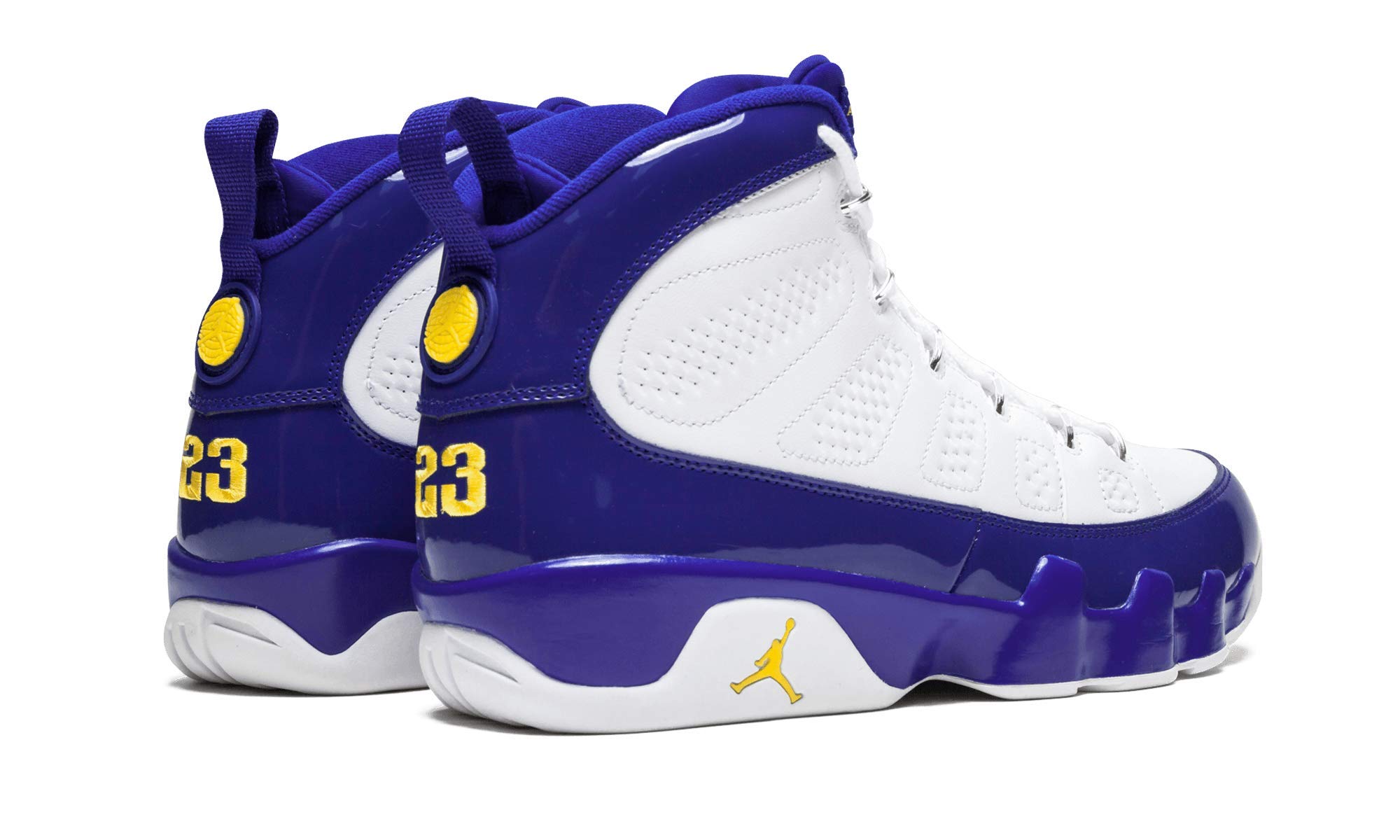 Jordan Men's Air Jordan 9 Retro Basketball Shoes 302370-121 White/Black - Size 8.5 for Court Performance & Street Style