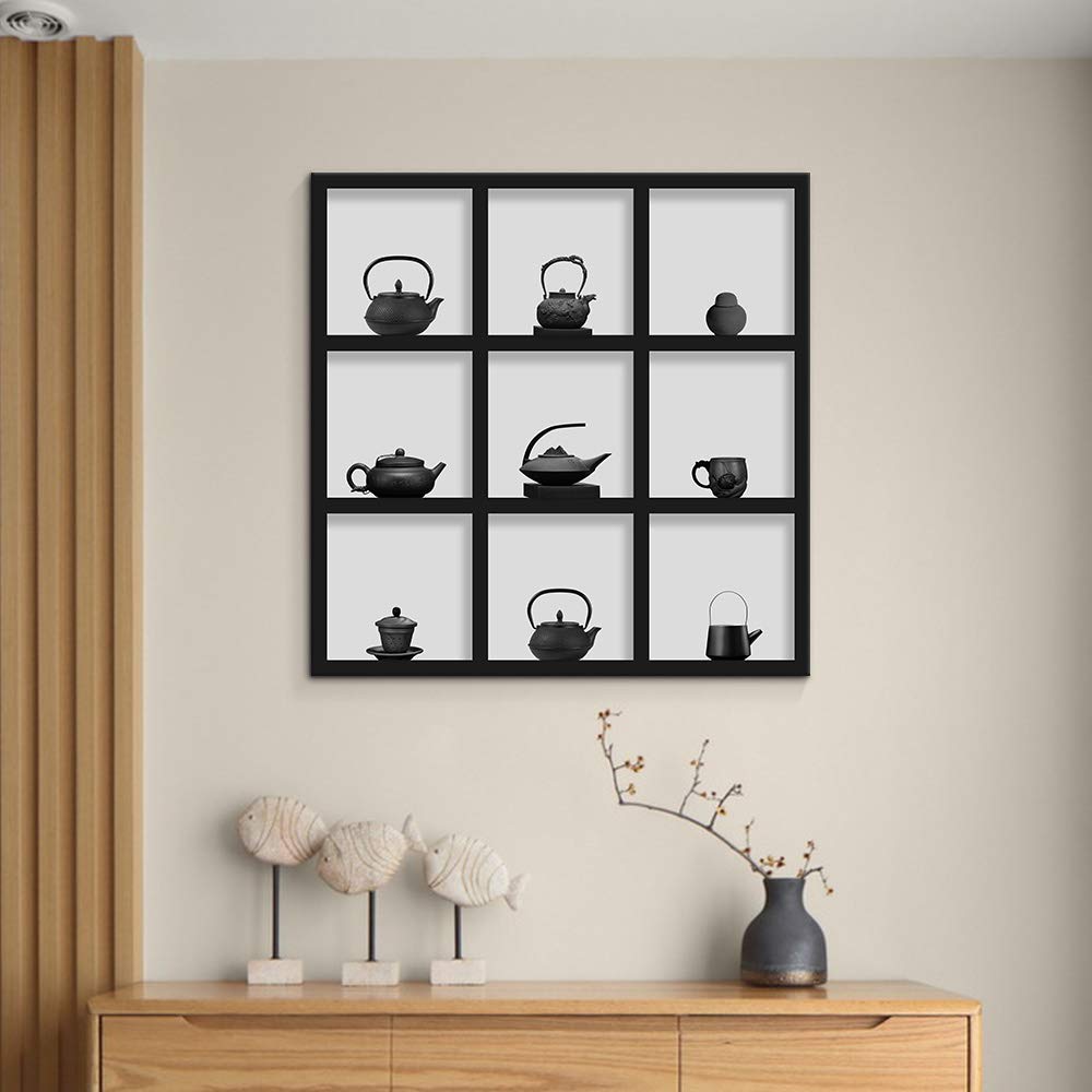 Wall26 Canvas Wall Art Ceramic Jug Pictures - 24x24 Inches Framed Canvas Prints for Bedroom, Living Room, Office, and Dining Room Decorations