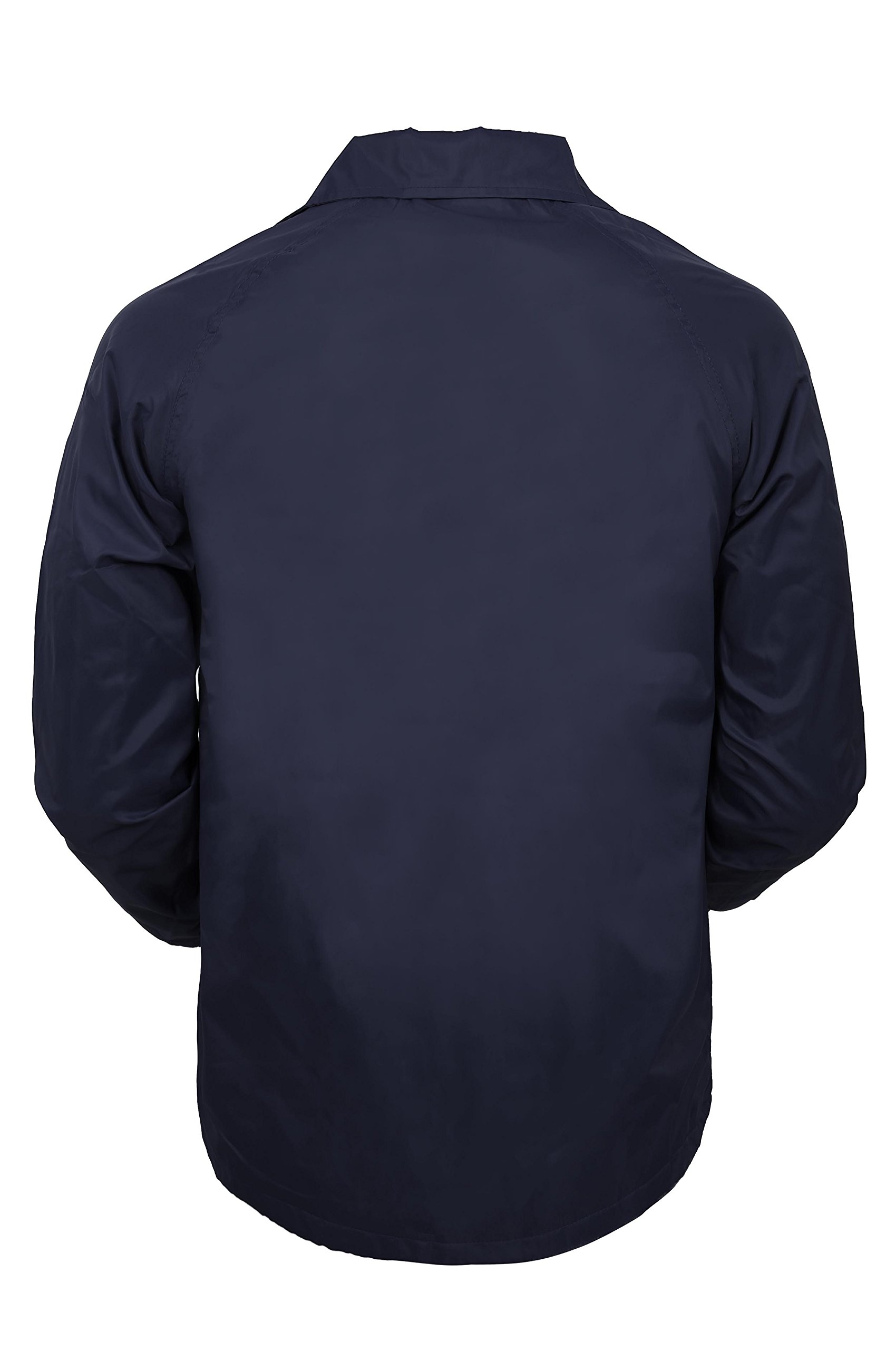 Ma Croix Essentials Men's Premium Lightweight Coach Jacket - Waterproof Windbreaker Jacket for Outdoor Running, Hiking & Travel