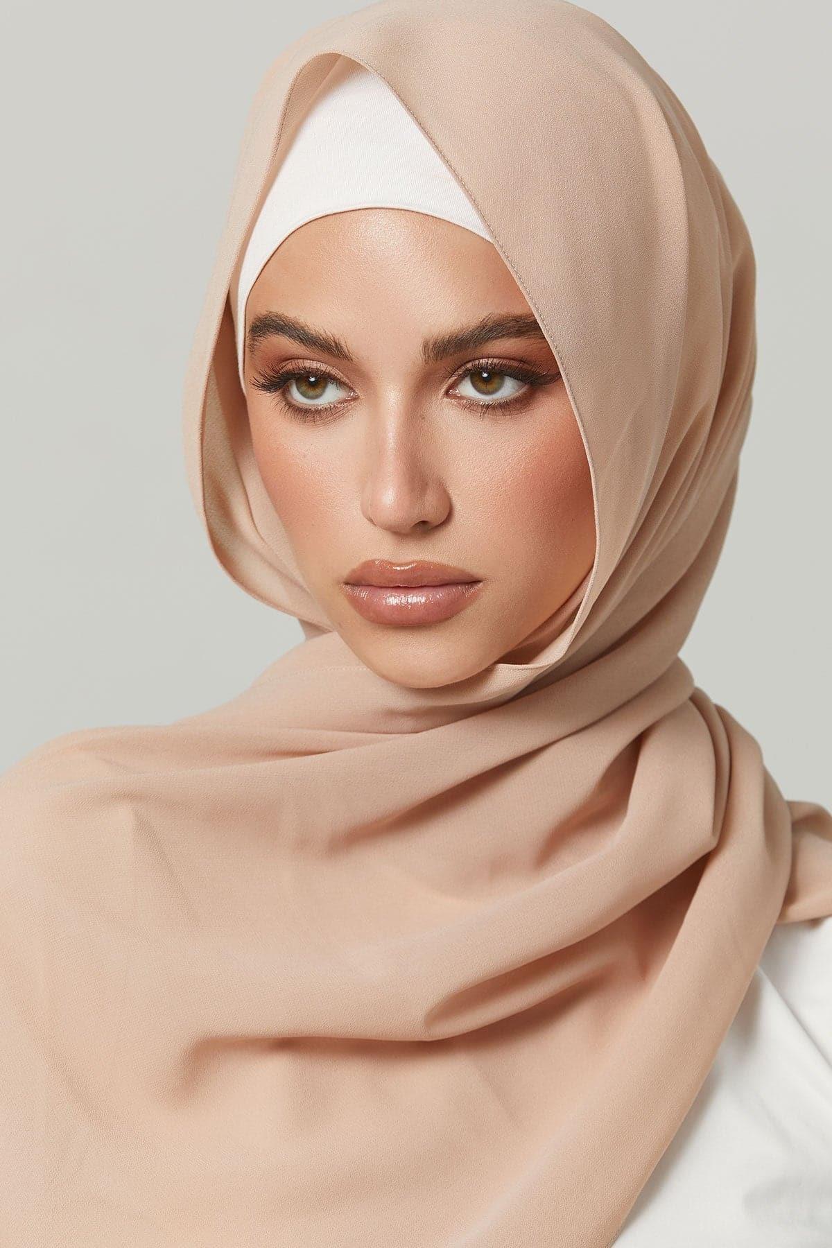Luxury Chiffon Hijab Scarf for Women - Soft & Lightweight Muslim Headscarf - Perfect for Daily Wear, Prayer, and Special Occasions