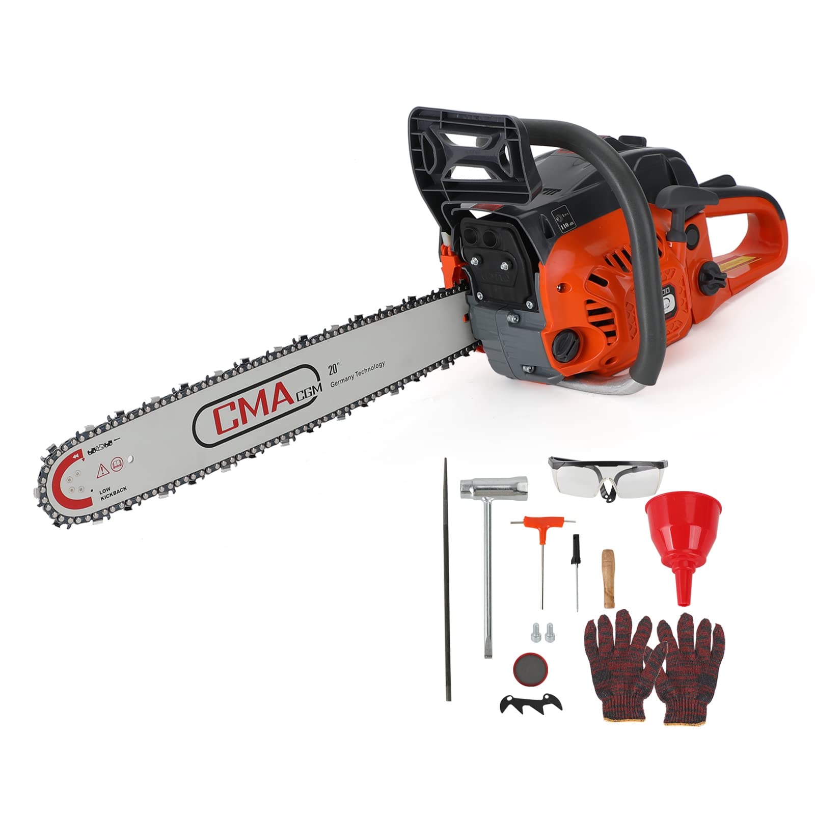 Topteng 20 Inch 68cc Gas Chainsaw - Powerful 20