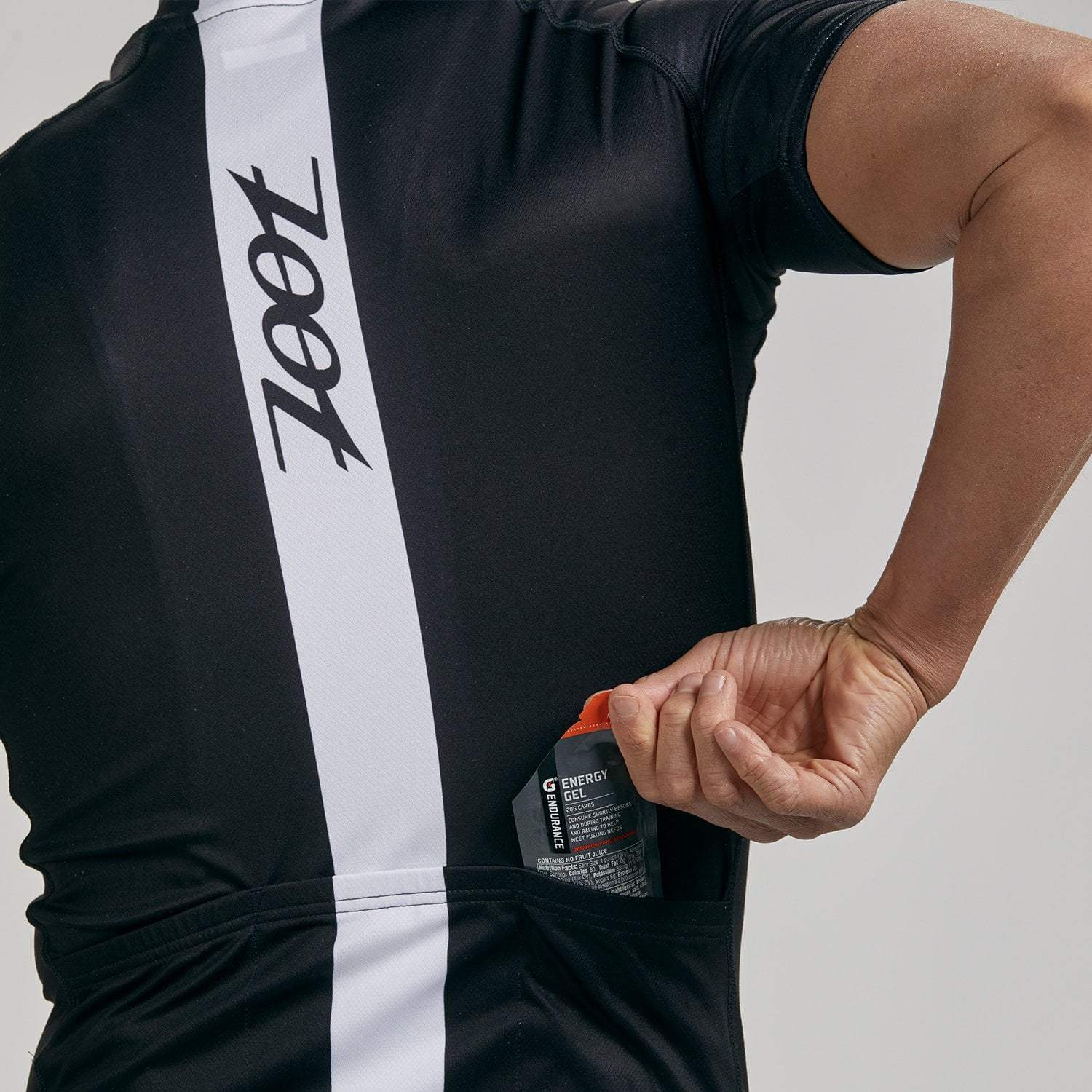 Men's Cycling Jersey - Core+ Performance Bike Shirt for Road & Mountain Biking - Breathable & Moisture-Wicking Black Cycling Top for Training & Racing