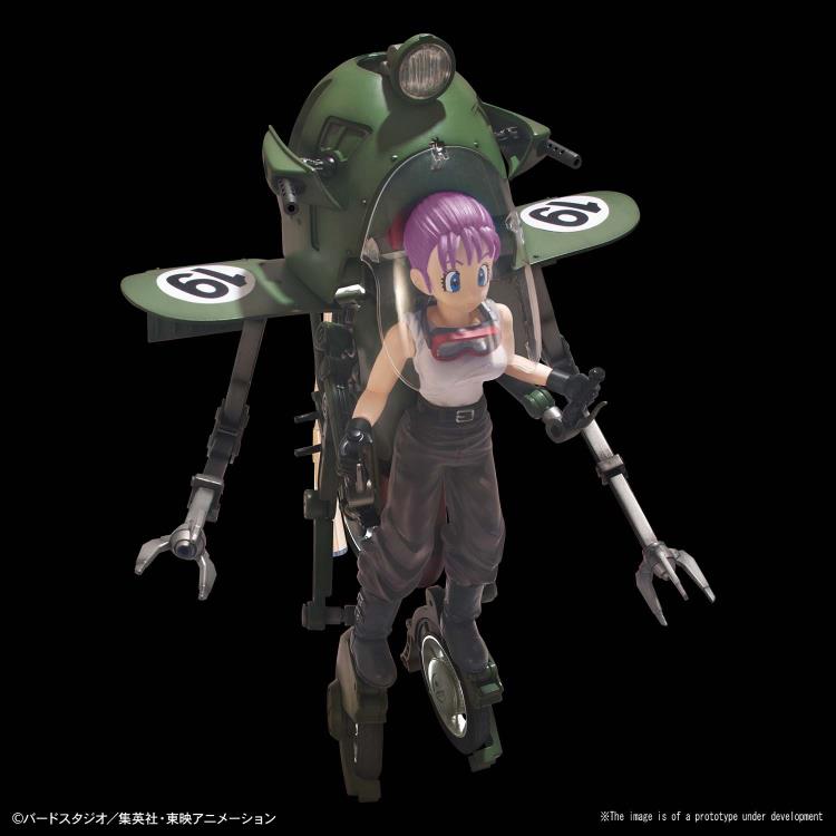 Figure Rise Mechanics Dragon Ball Bulma's Variable No. 19 Bike Plastic Model Kit – Build & Display for Anime Collectors & DBZ Fans