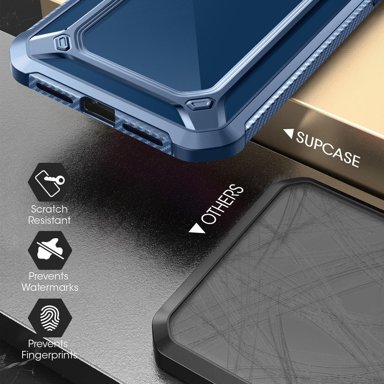 iPhone 12 6.1 Inch Clear Protective Case with Built-in Screen Protector | Unicorn Beetle Exo Series | Shockproof & Scratch Resistant Cover | Perfect for Outdoor Activities & Daily Use