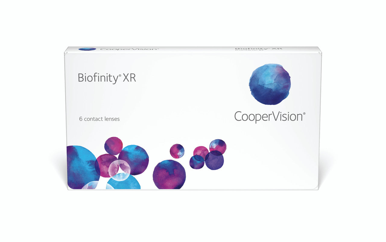 Biofinity XR Contact Lenses 6-Pack | Monthly Disposable for Dry Eyes & Comfort | Perfect for Daily Wear, Travel, and Active Lifestyles