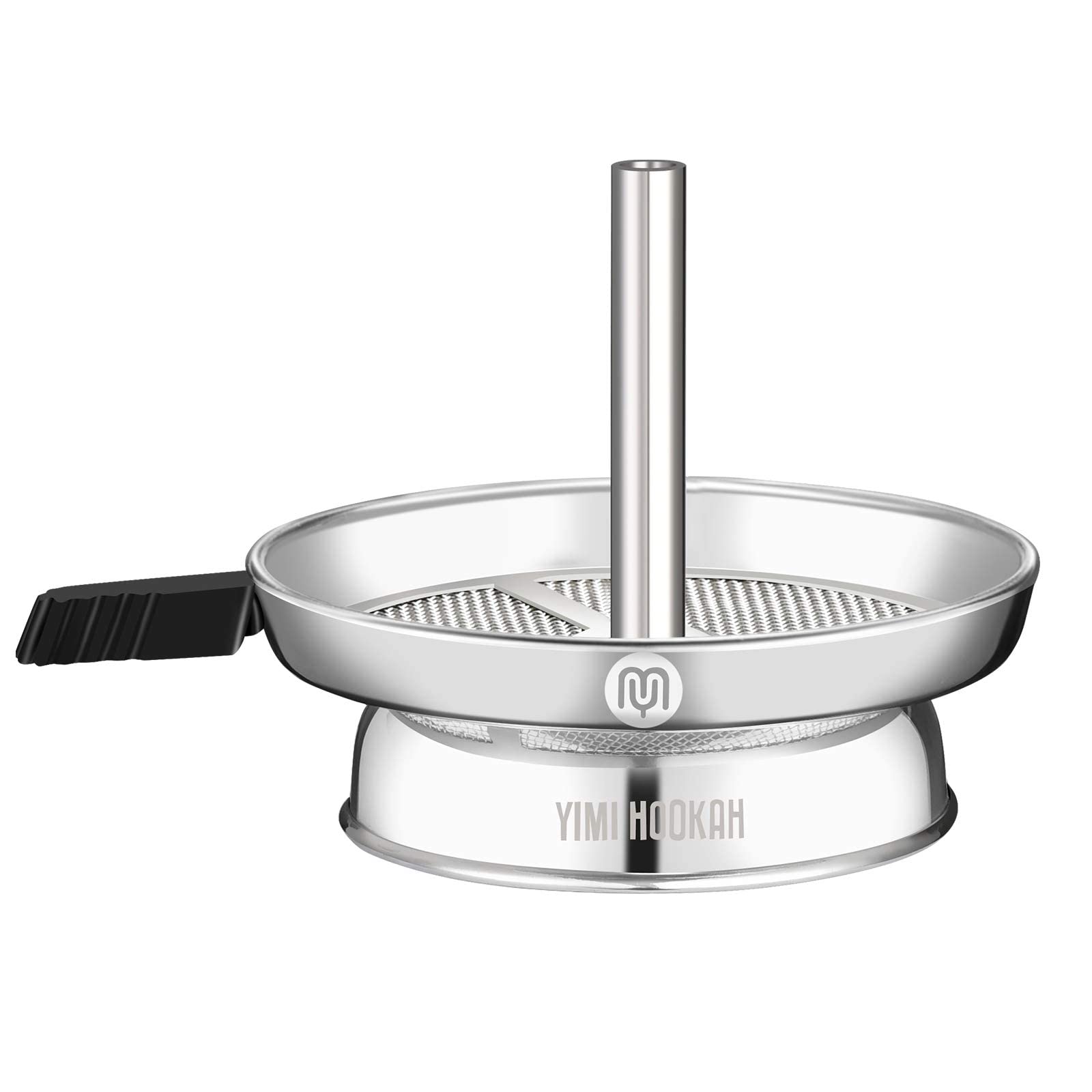 Premium Stainless Steel Yimi Hookah® Chimney Bowl - Shisha Charcoal Holder & Heat Management System (HMD) for Smooth Smoking Experience - Perfect for Home Use, Parties, and Hookah Lounges