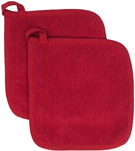 Ritz Terry Pot Holder - Heat Resistant Oven Mitts for Cooking, Baking & Grilling - Perfect for Kitchen, BBQ & Outdoor Use