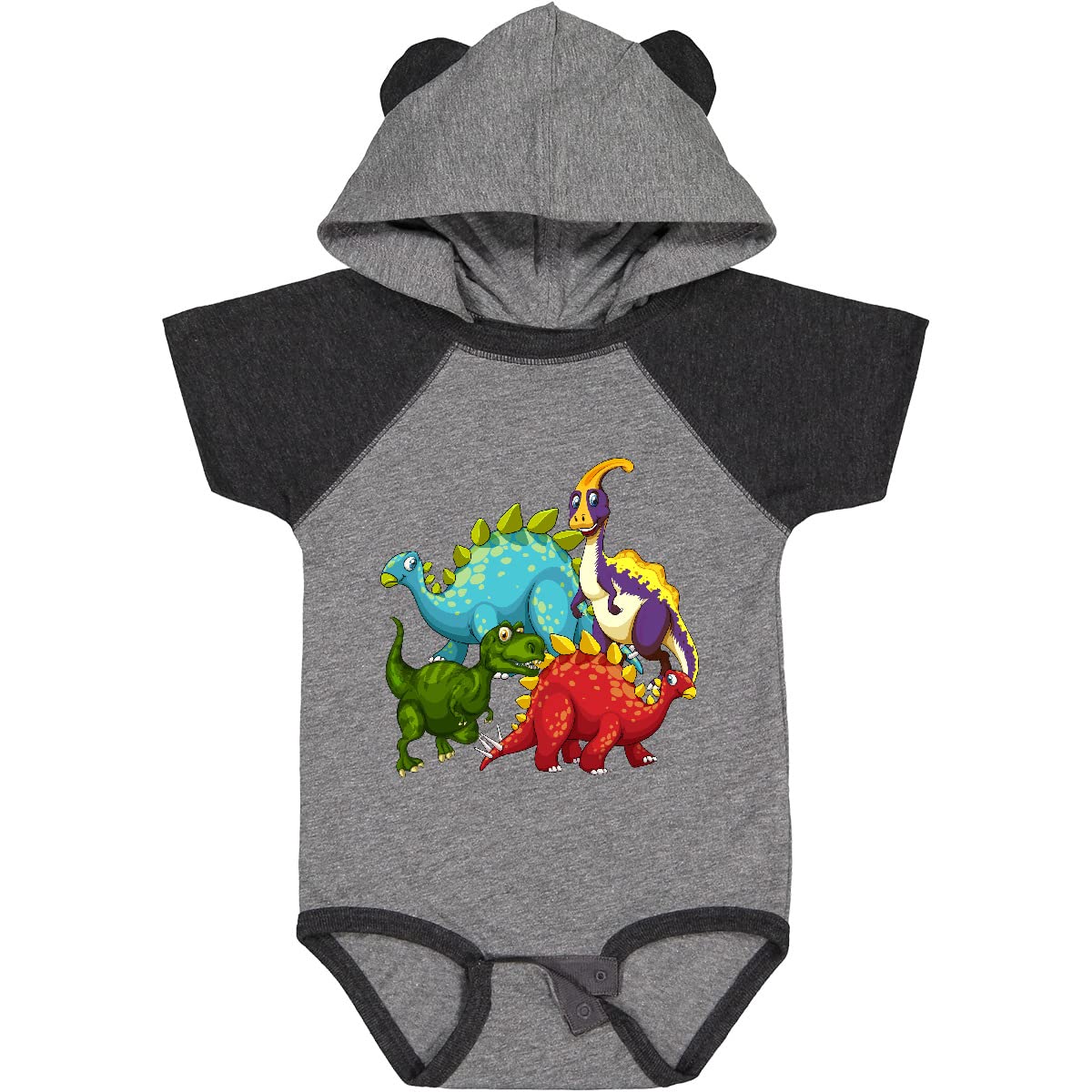 Inktastic Cute Dinosaurs Baby Bodysuit - Soft Cotton Onesie for Infants & Toddlers - Perfect for Playtime, Daycare & Family Photos