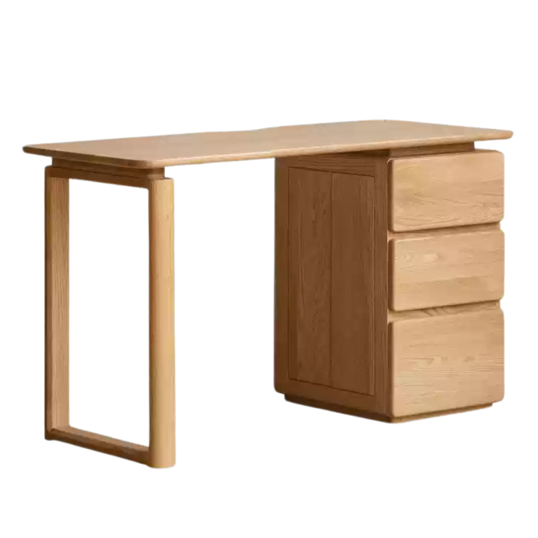 47.2x22x29.5 inch / 120x56x74.8 cm / Natural wood color / combination desk