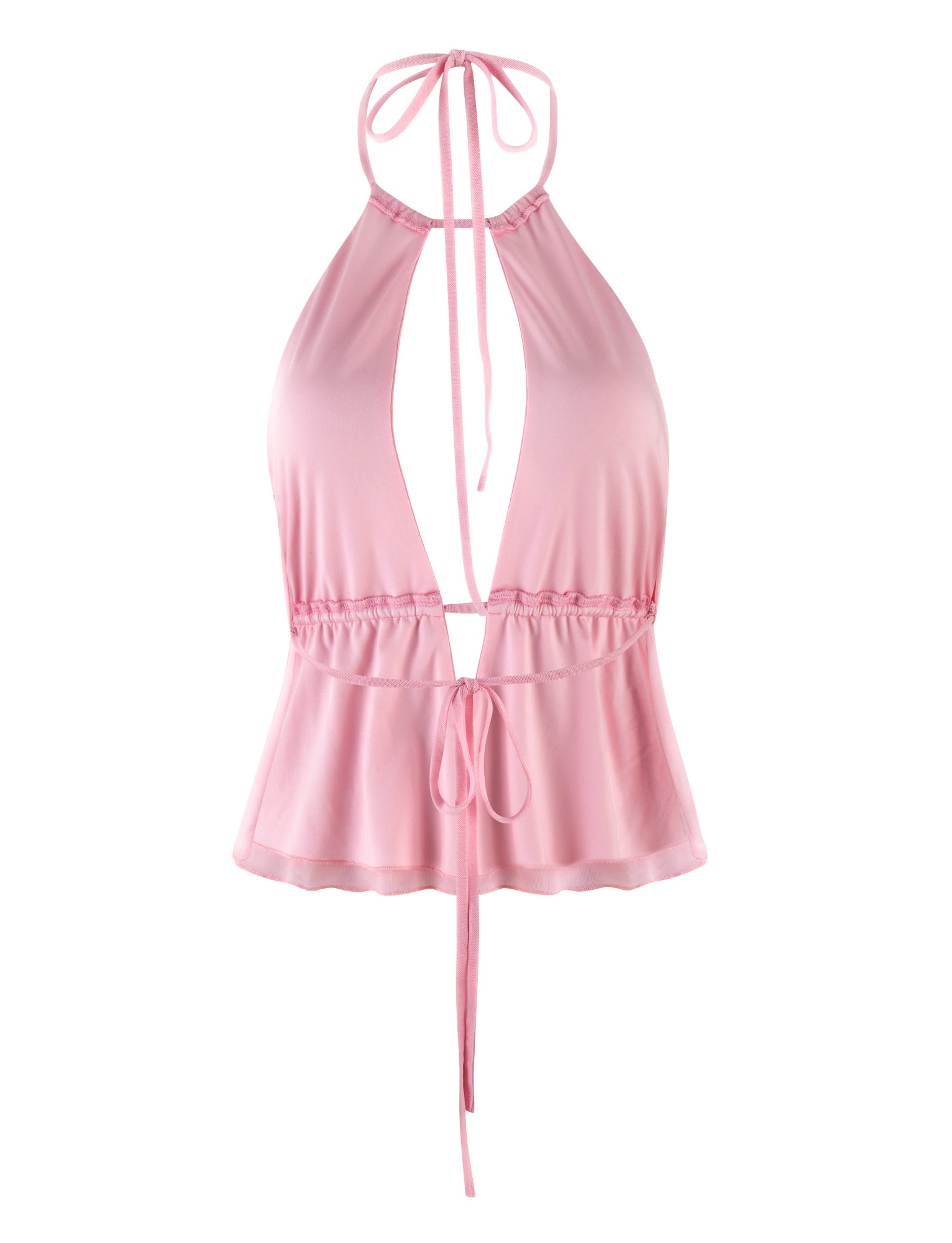BIRDEE TOP PINK - Soft Baby Pink Women's T-Shirt | Casual Comfort Fit for Everyday Wear, Outings & Layering