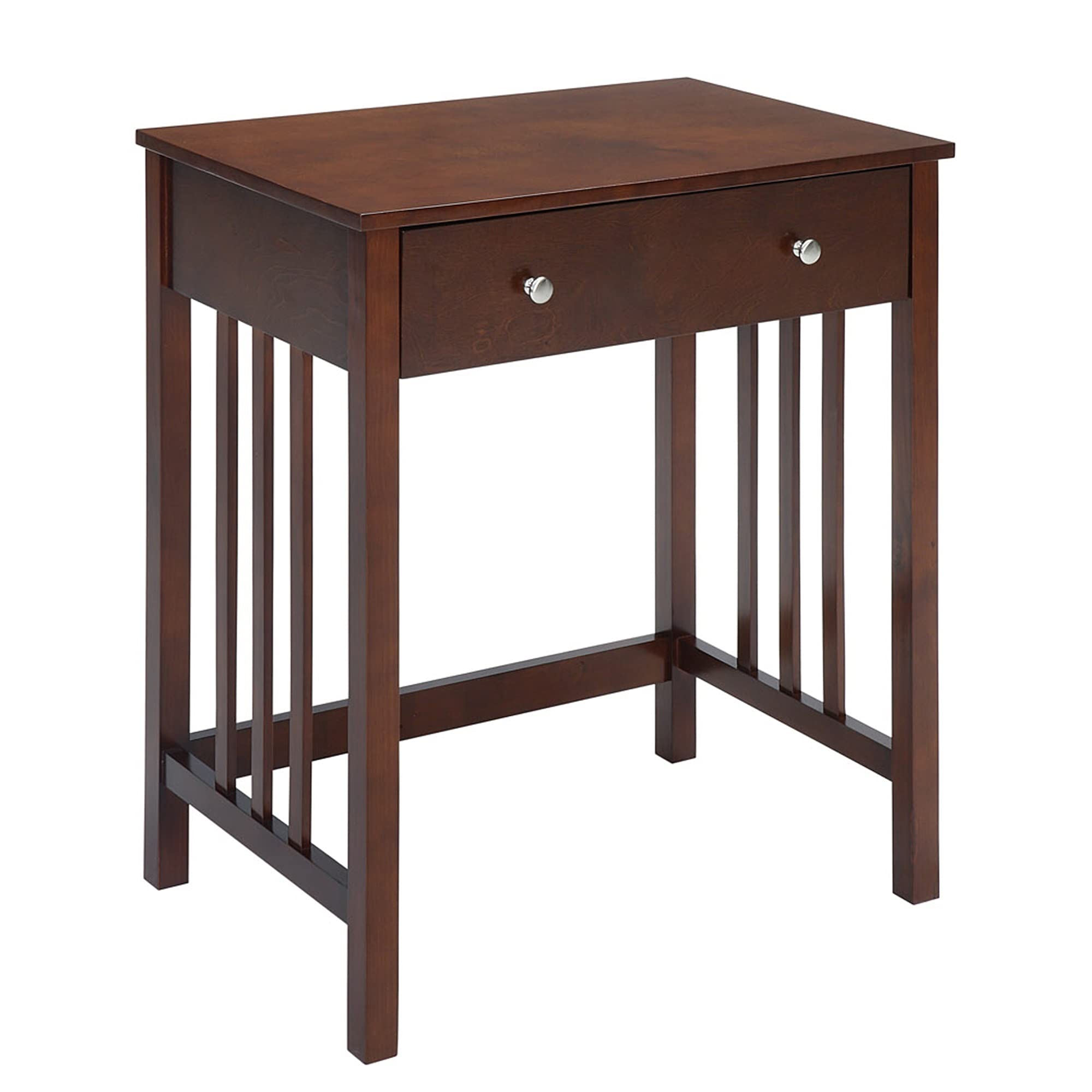 Ergode Designs2Go Mission Desk with Keyboard Drawer - Modern Home Office Computer Desk for Work & Study, Space-Saving Writing Table with Storage Shelf - Perfect for Small Spaces, Apartments & Remote Work