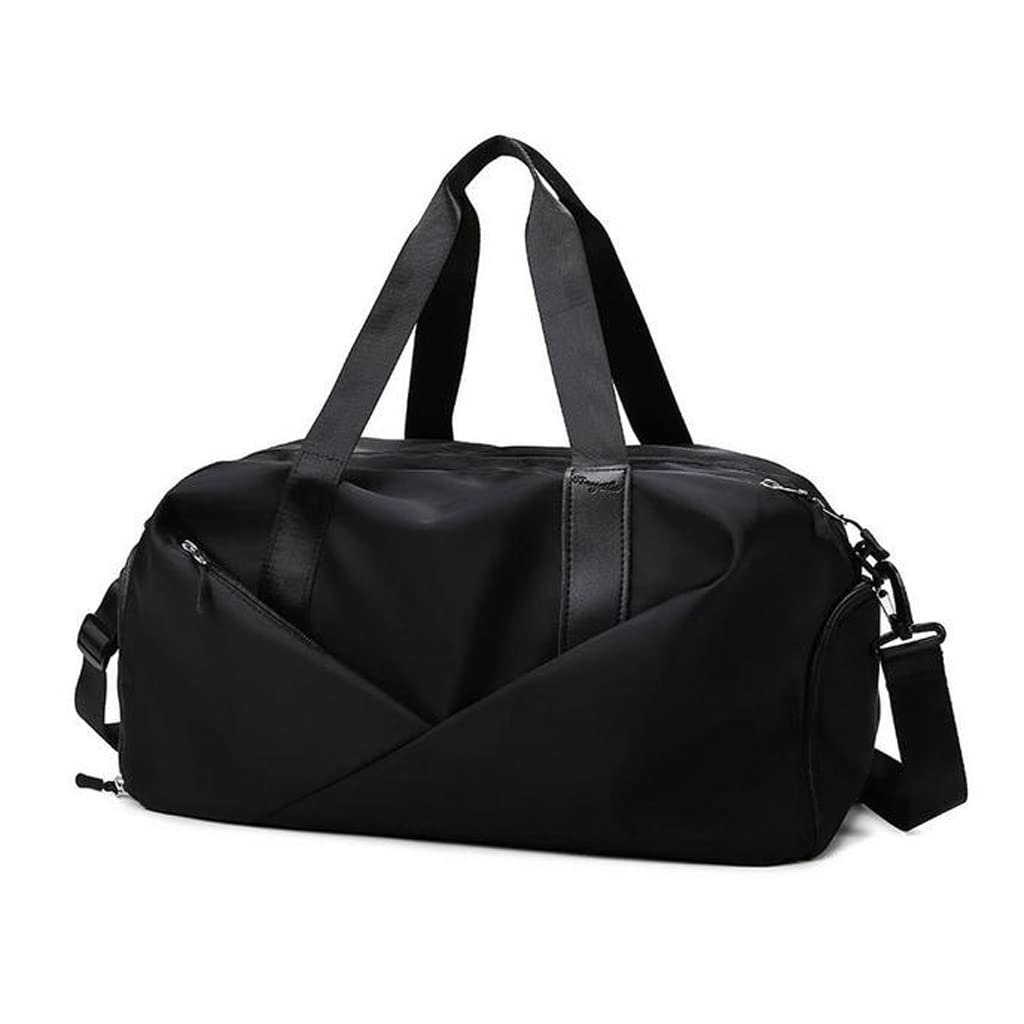 KGEZW Women's Waterproof Fitness Gym Bag - Large Capacity Yoga Sports Tote with Dry/Wet Separation - Crossbody Workout Handbag for Running, Travel & Gym (Color D) | Perfect for Yoga Class, Beach Trips & Sports Activities