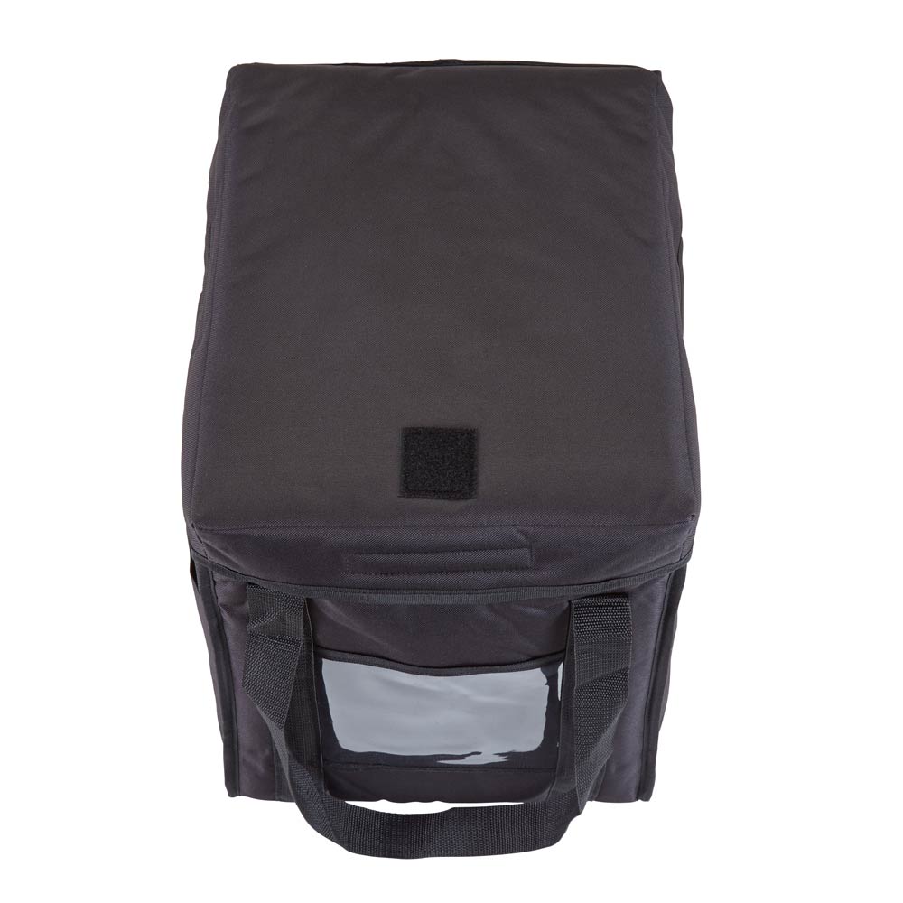 Cambro GBD121515110 Medium Black GoBag Delivery Bag - 12