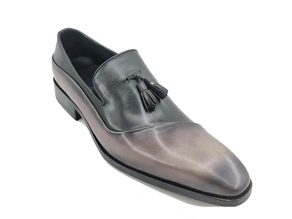 Two Tone Tassel Loafers for Women - Classic Slip-On Casual Shoes with Leather Sole - Perfect for Office, Travel & Everyday Wear