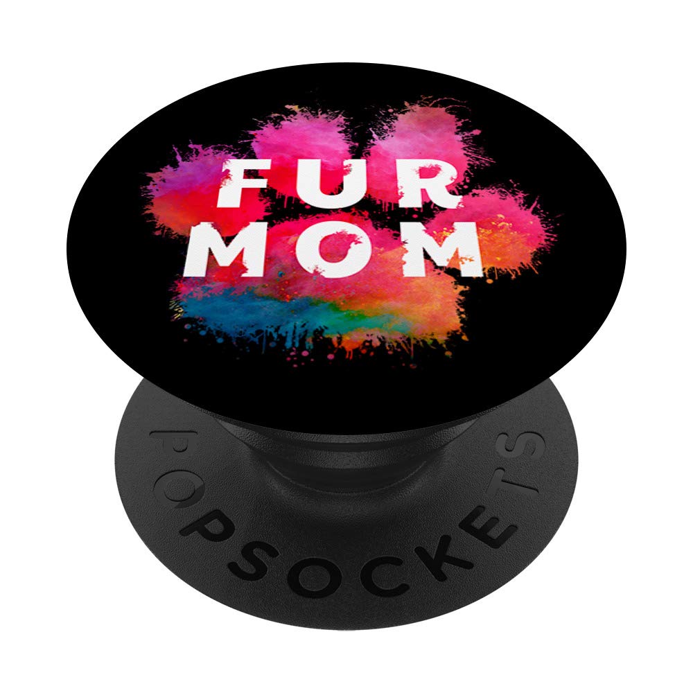 Pink Dog Paw Print Fur Mom Animal Lover Cat Gift for Women - Perfect for Pet Lovers, Birthday Gifts, Mother's Day & Cat Themed Home Decor