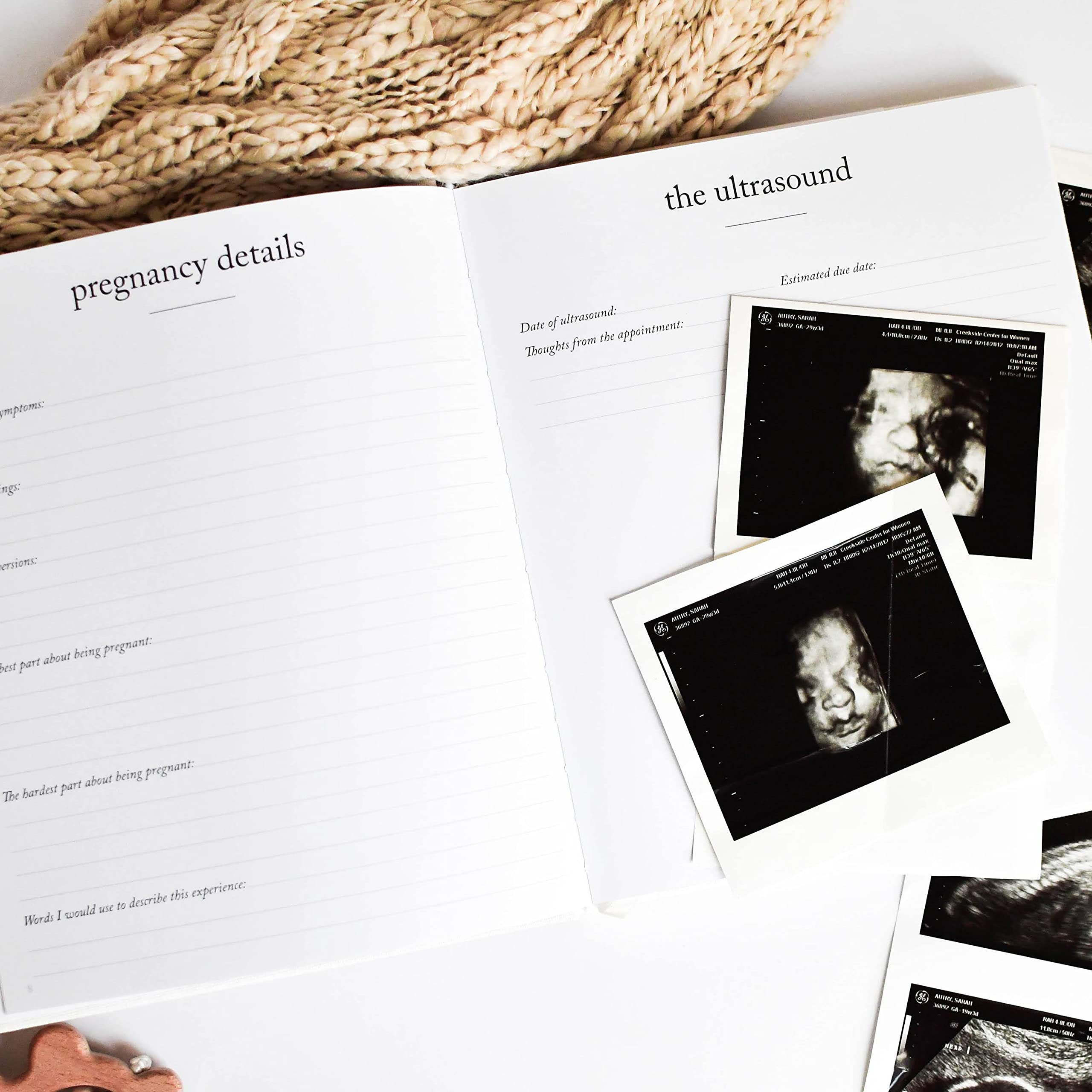 Baby Memory Book - First Year Keepsake Journal to Record Milestones, Photos & Memories | Pregnancy & Newborn Gift | Dusty Rose 112 Pages | Perfect for Baby Showers, Christenings & First Birthday Gifts