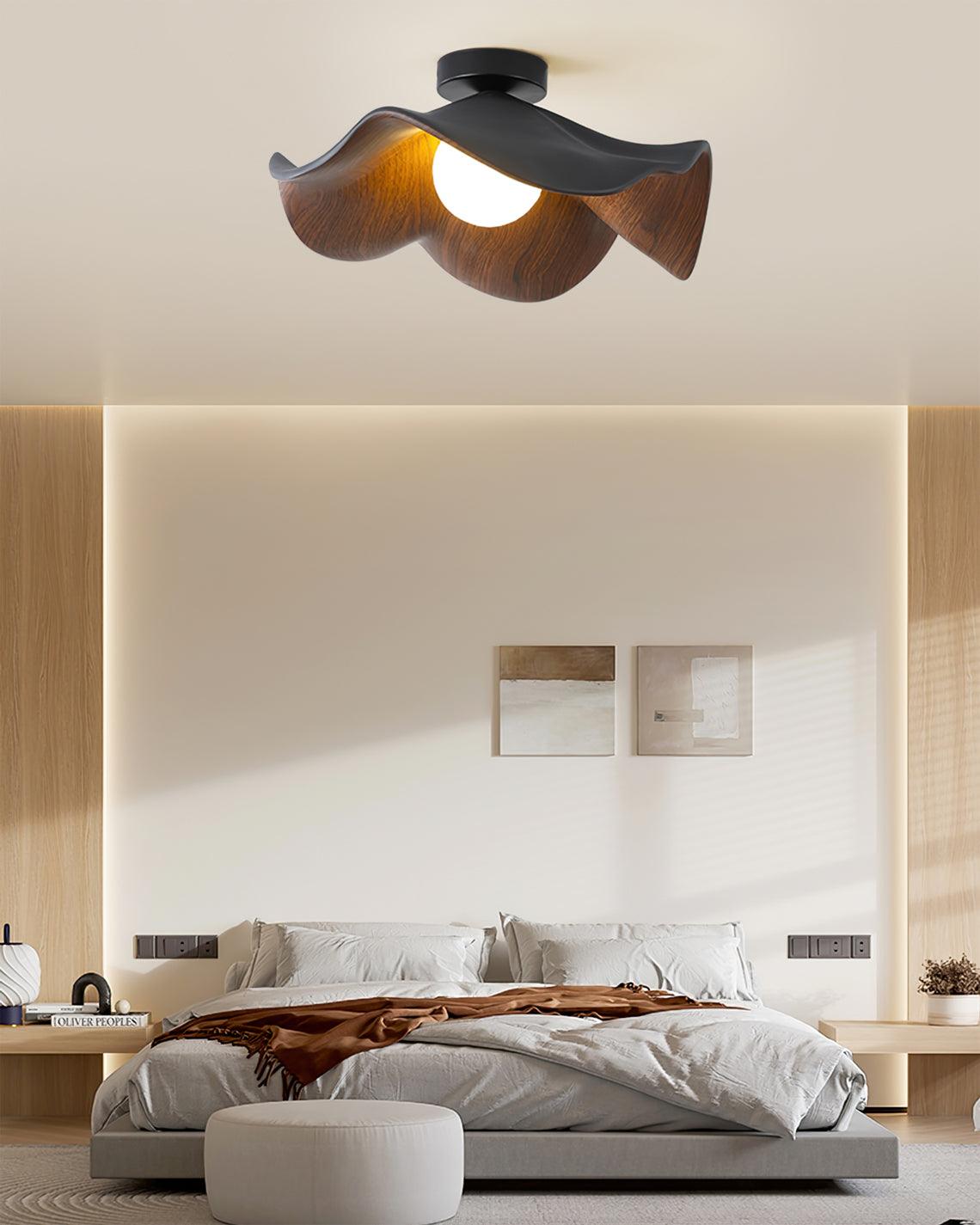 Modern Lotus Leaf Ceiling Light Fixture - Elegant Nature-Inspired Home Decor for Living Room, Bedroom & Dining Area | Perfect for Boho, Zen & Tropical Interior Design Styles