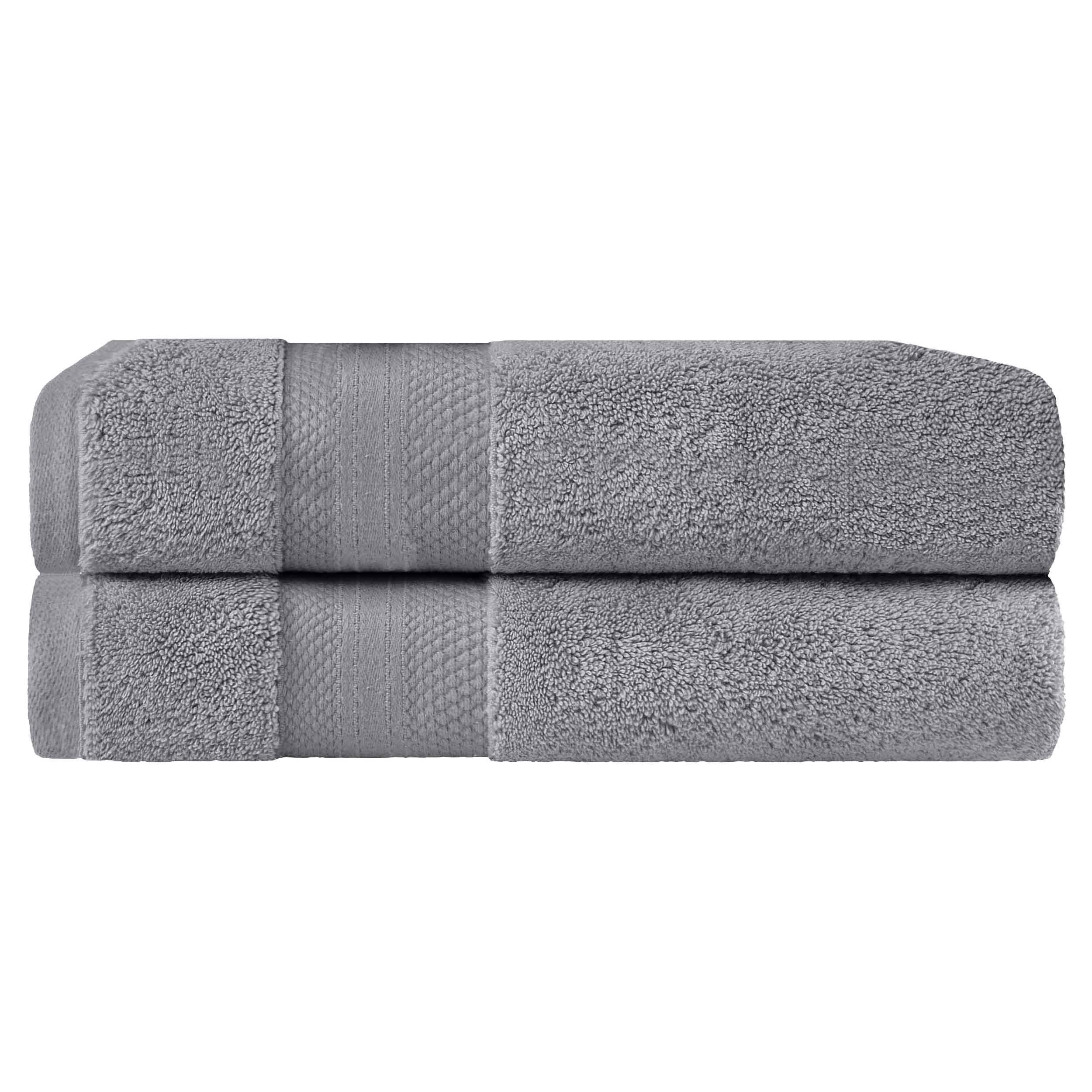 Premium Turkish Cotton Bath Towel Set - Ultra Soft & Absorbent 2-Piece Bath Sheets for Spa, Gym & Luxury Bathroom Use
