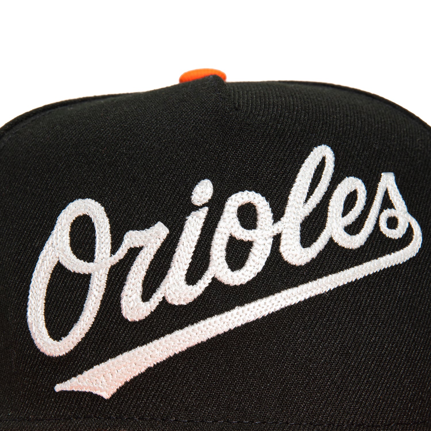 New Era 59Fifty A-Frame Glow Chain Stitch Baltimore Orioles 1983 World Series Patch Snapback Hat - Black & Orange - Official MLB Licensed Baseball Cap for Men & Women - Perfect for Games, Collecting & Streetwear Fashion