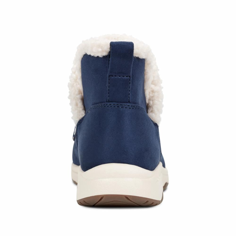 Easy Spirit Women's Tuva2 Comfortable Slip-On Sneakers - Lightweight & Breathable Blue Casual Shoes for Walking, Travel & Everyday Wear