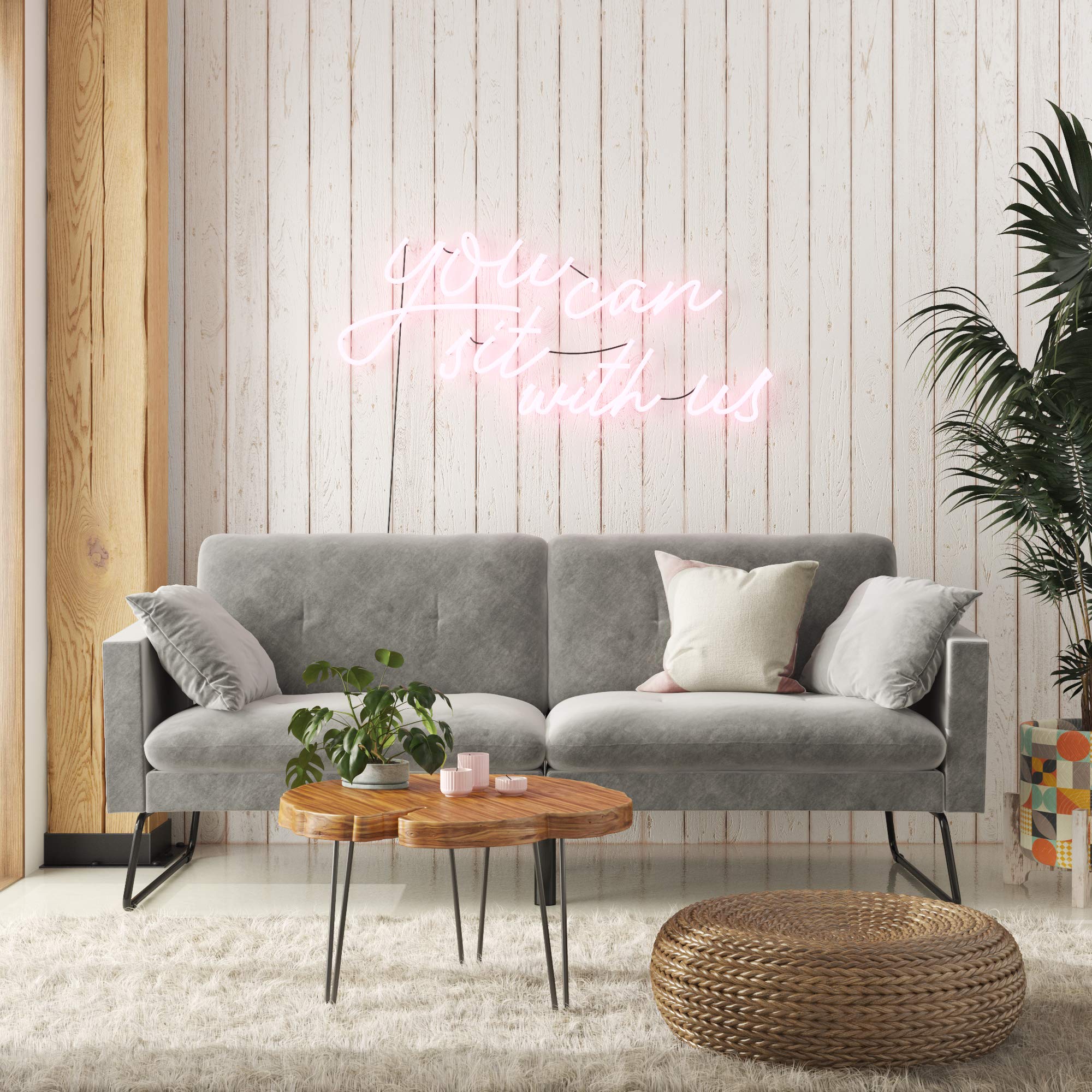 Mr. Kate Velvet Futon Pillow - Gray for Sofa & Bed Comfort