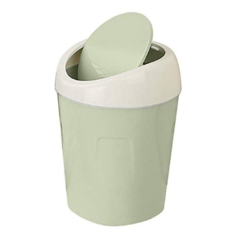 Mini Plastic Trash Can - Small Garbage Bin for Kitchen, Living Room & Office Desk - Compact Waste Basket with Practical Design - Perfect for Home, Office & Dorm Organization