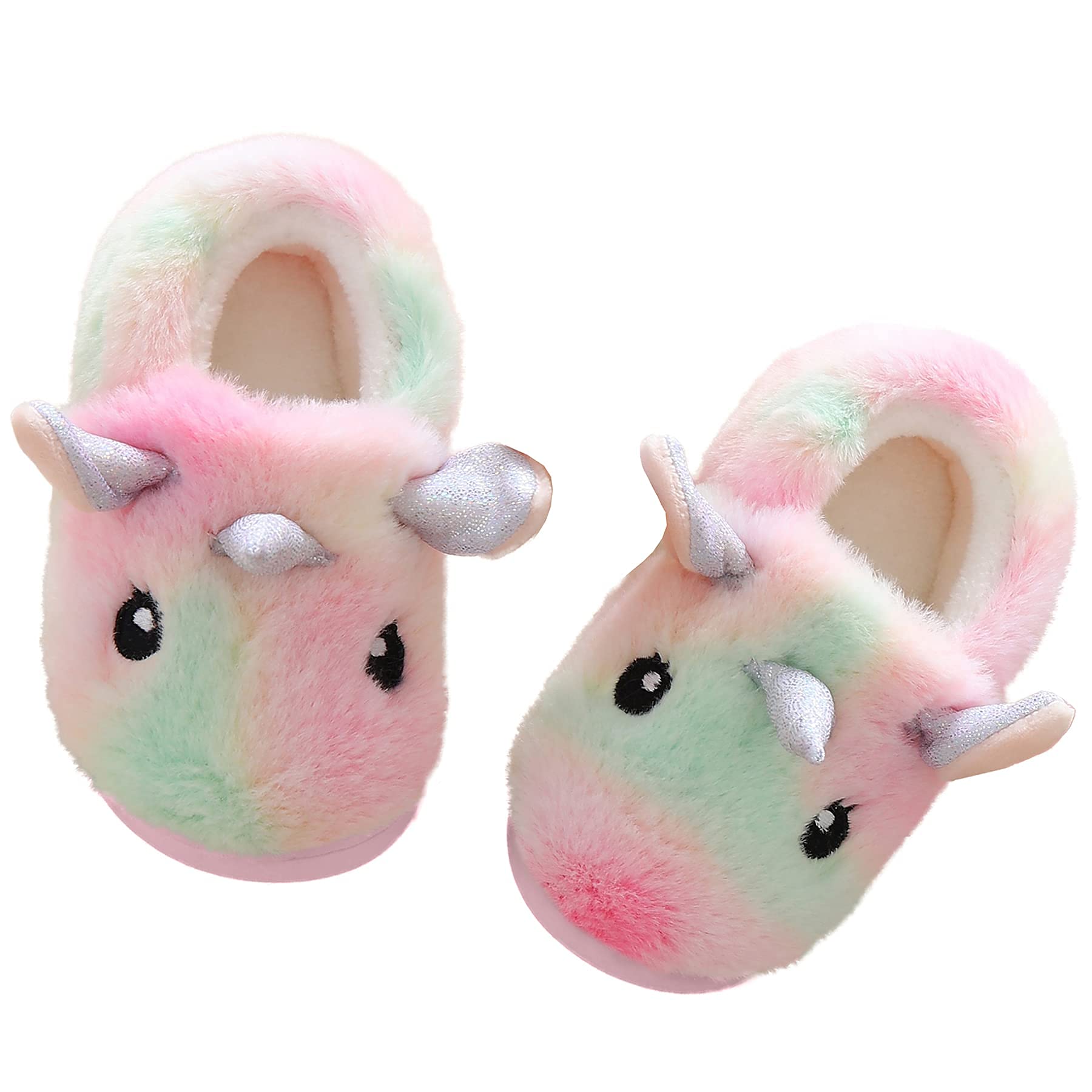 INMENSEE Non-Slip Toddler Slippers for Boys & Girls - Warm Indoor House Shoes for Kids - Perfect for Playtime, Nursery & Cozy Home Wear