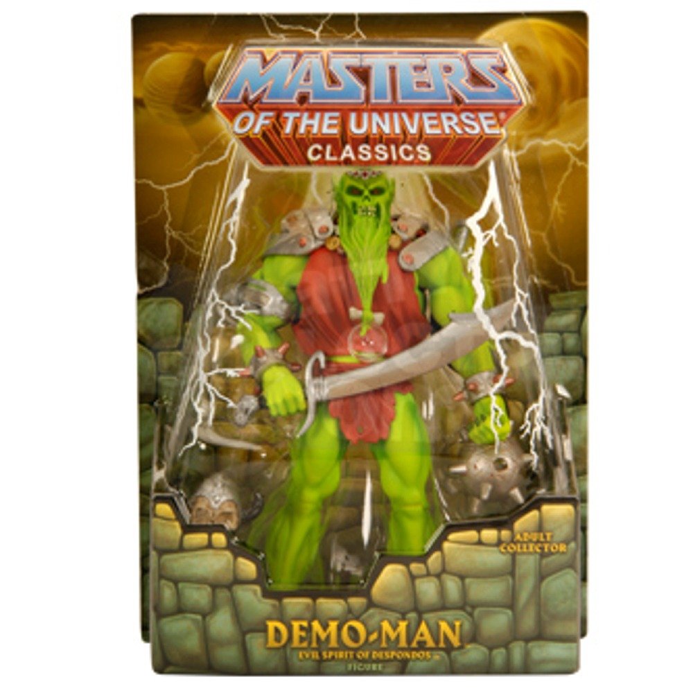 Masters of the Universe Demo-Man Action Figure - Collectible He-Man Toy for Adults & Kids - Perfect for Display, Play, and MOTU Collections