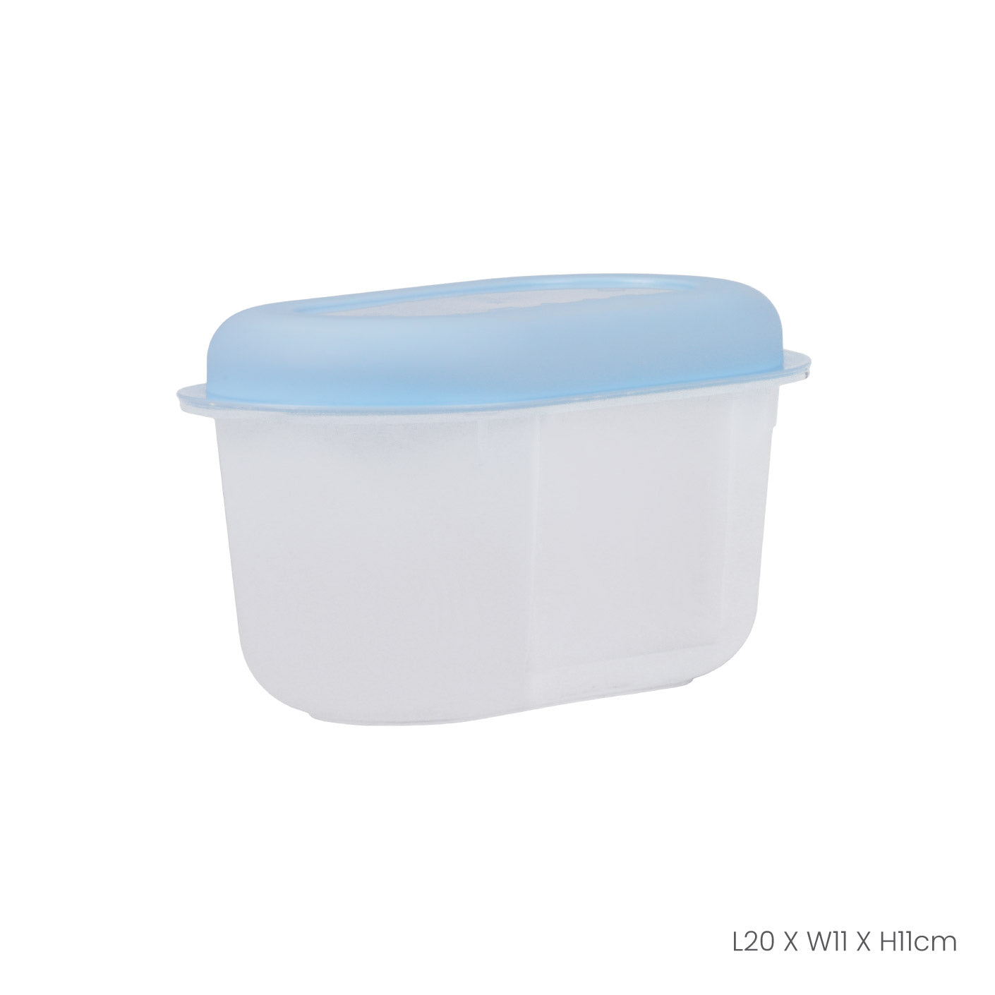 Fresh Oval Food Storage Container (3711) - Airtight, BPA-Free Plastic Container for Meal Prep, Leftovers & Pantry Organization - Perfect for Home, Office & Picnics