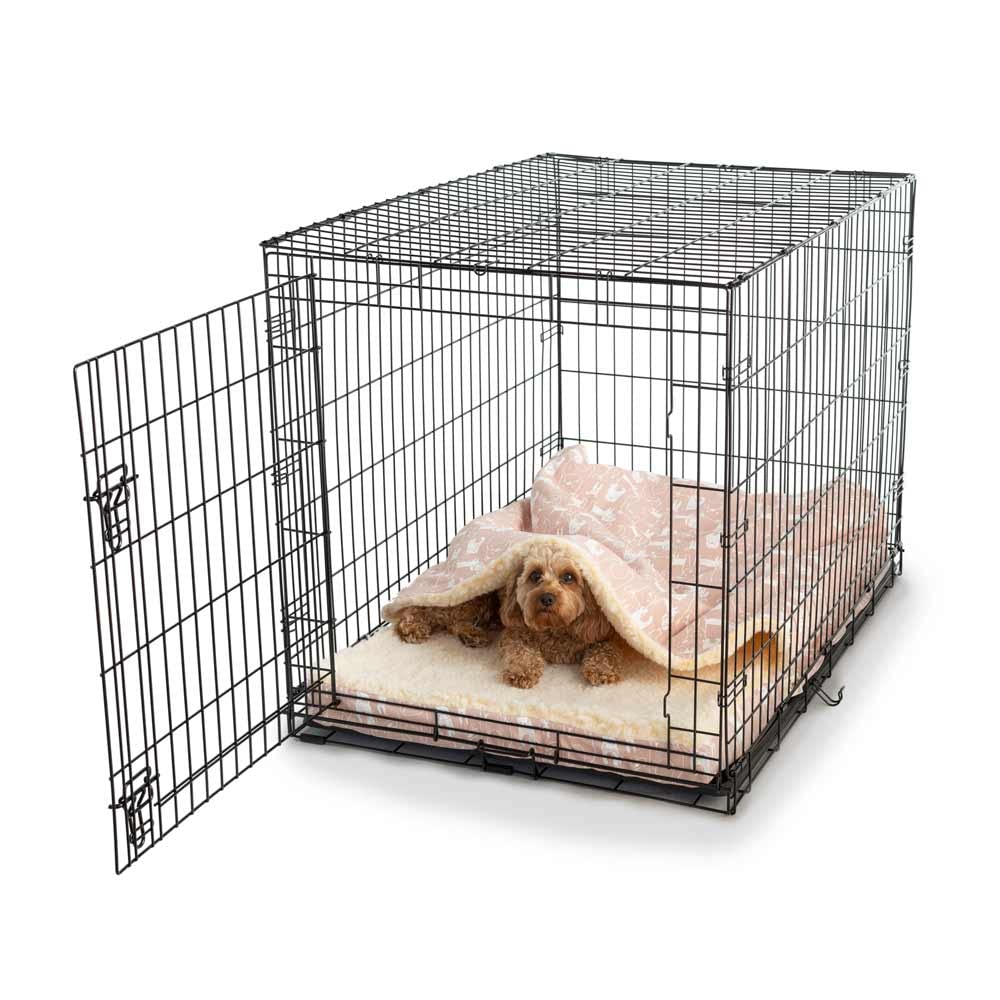Snoozer Cozy Cave Crate Pet Bed with Orthopedic Foam - Small Size for Dogs & Cats - Soft Washable Cover - Perfect for Kennels, Bedrooms & Travel Use